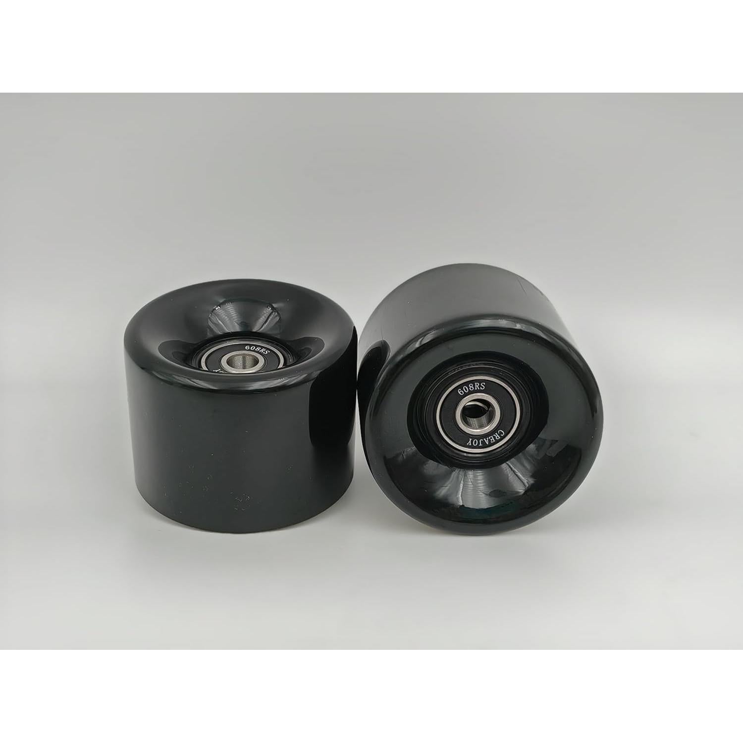 Ruedas de Skateboard CREAJOY 60mm 95A Juego de 4 Negro