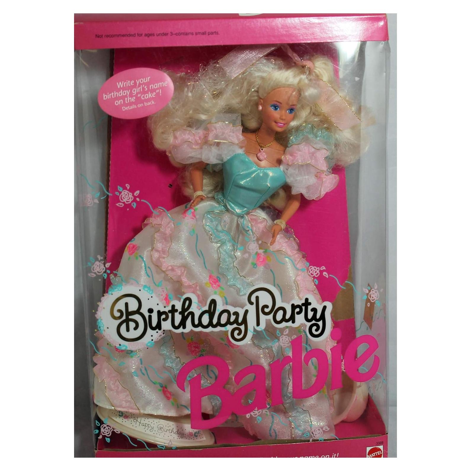 Muñeca Barbie Fiesta de Cumpleaños 1992 - Mattel - 1.02 kg