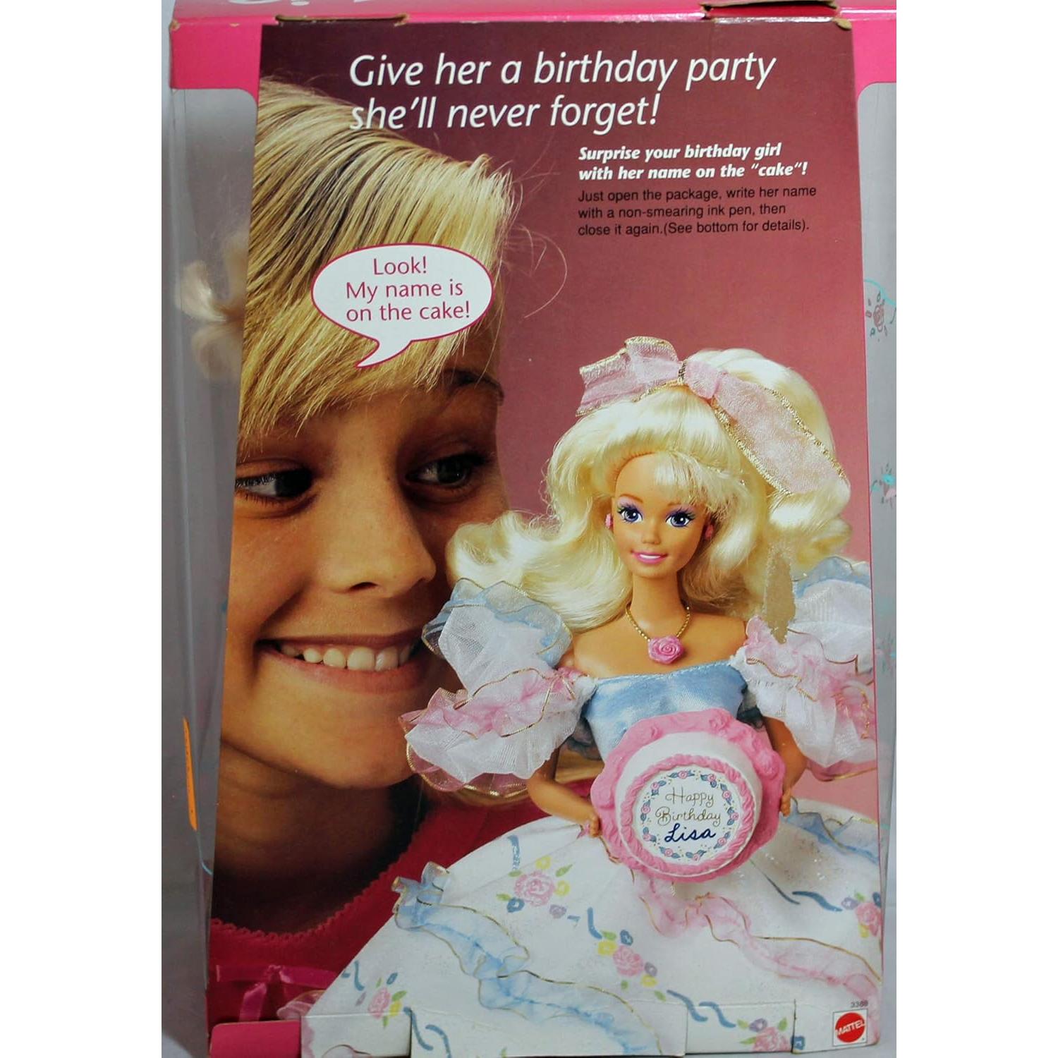 Muñeca Barbie Fiesta de Cumpleaños 1992 - Mattel - 1.02 kg