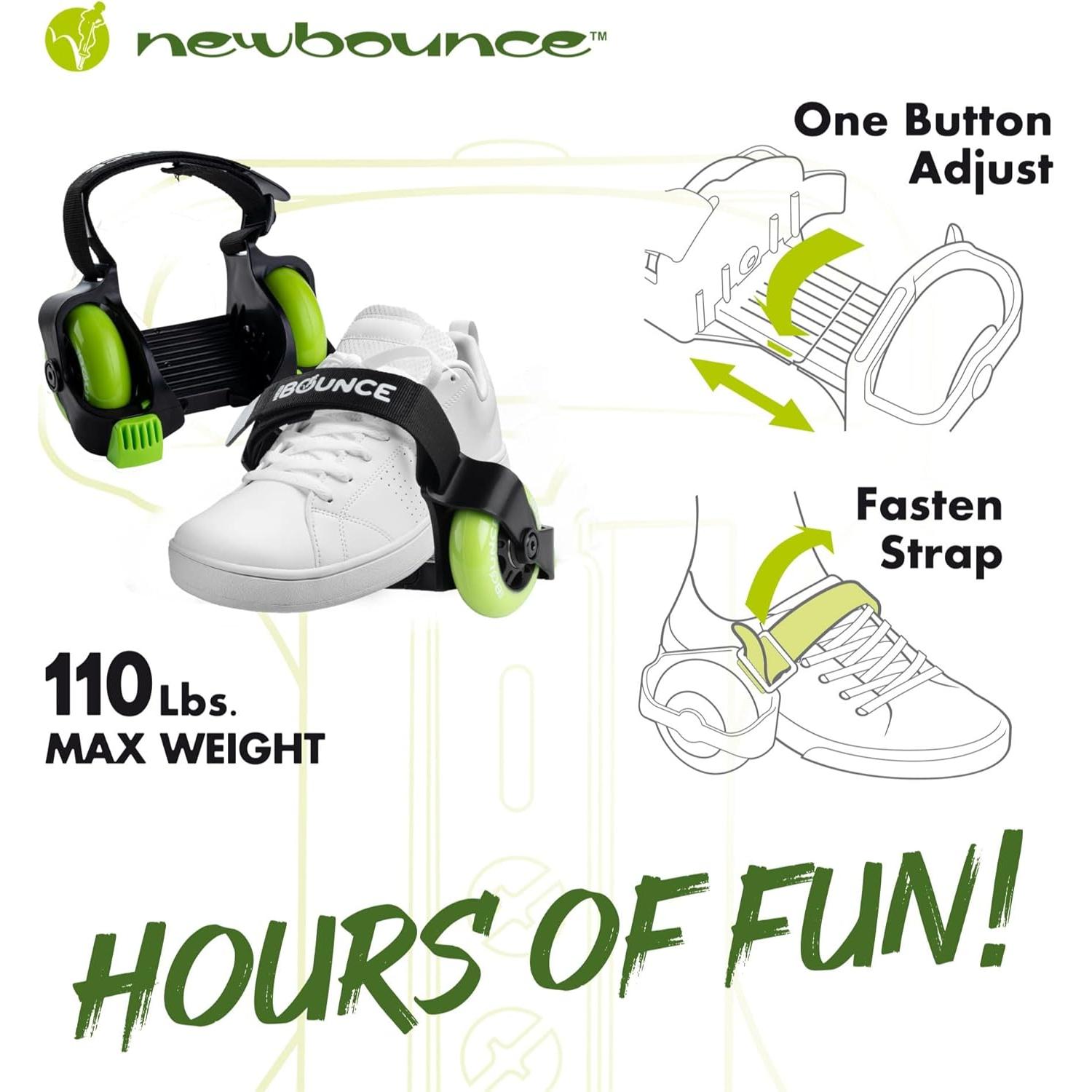 Patines de Rueda en el Talón New Bounce Ajustables Niños