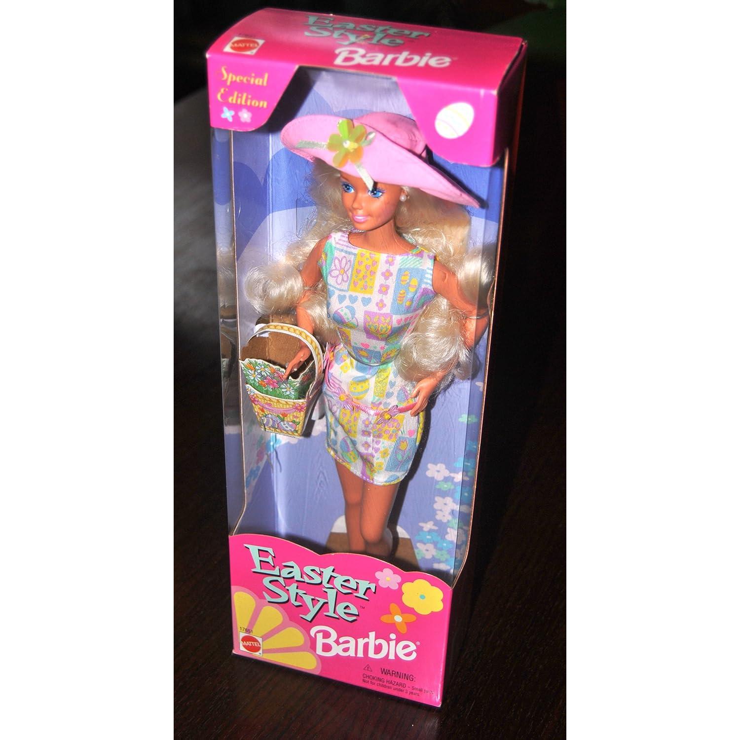 Easter Style Barbie Doll Mattel #17651 1997