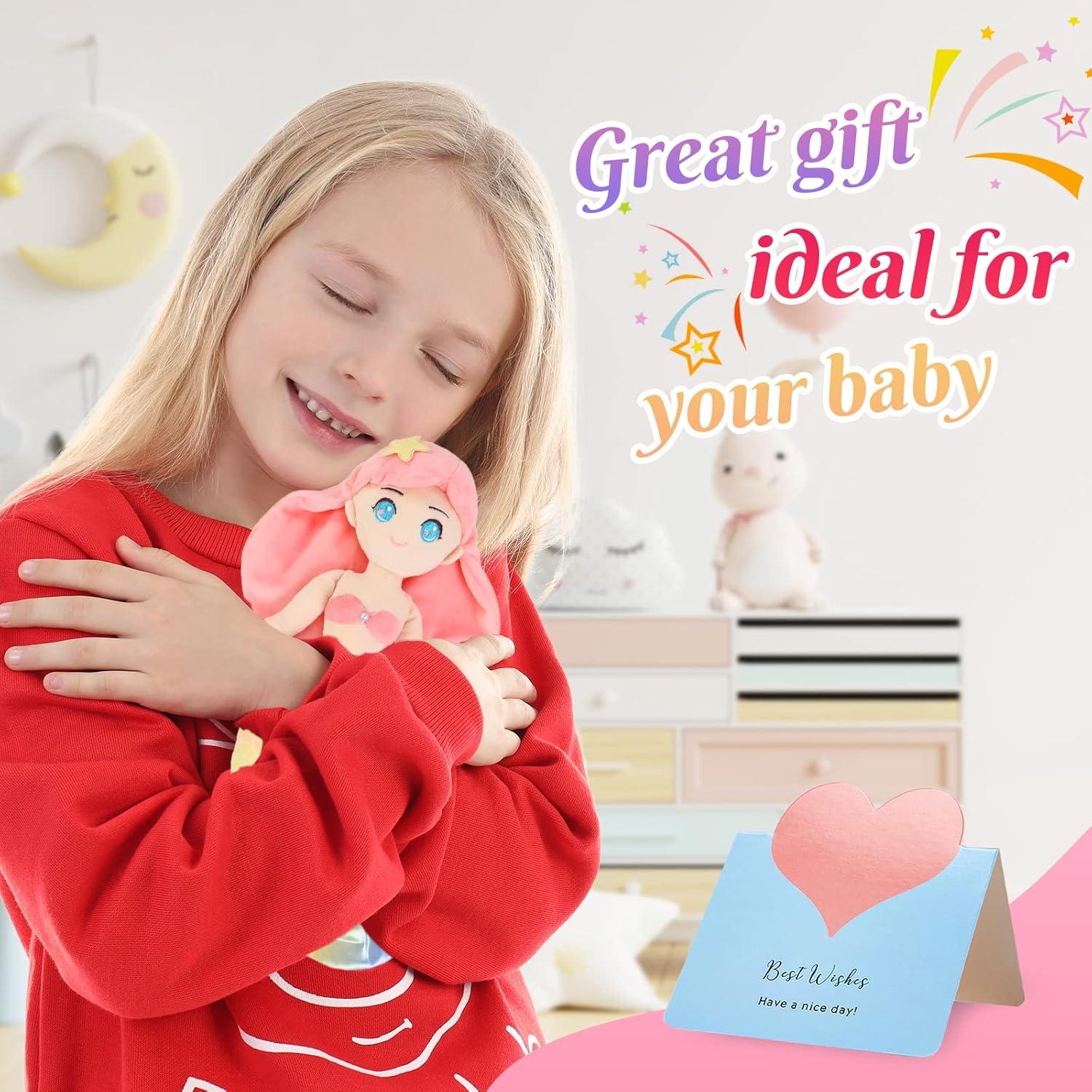 Muñeca de Peluche Sirena Athoinsu Rosa 39 cm Suave