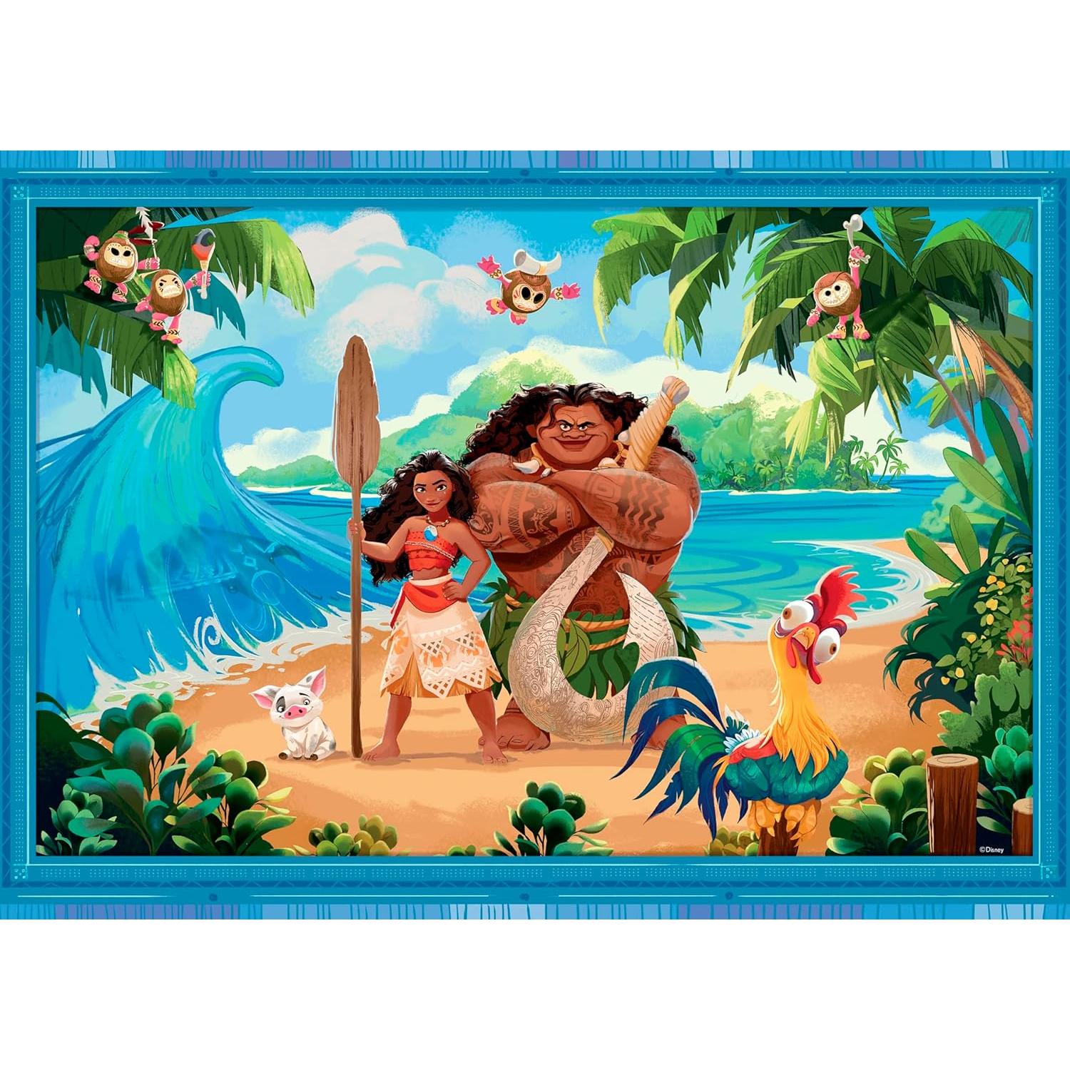Rompecabezas 1000 Piezas Ceaco Disney Moana y Maui 67.3x48.3cm