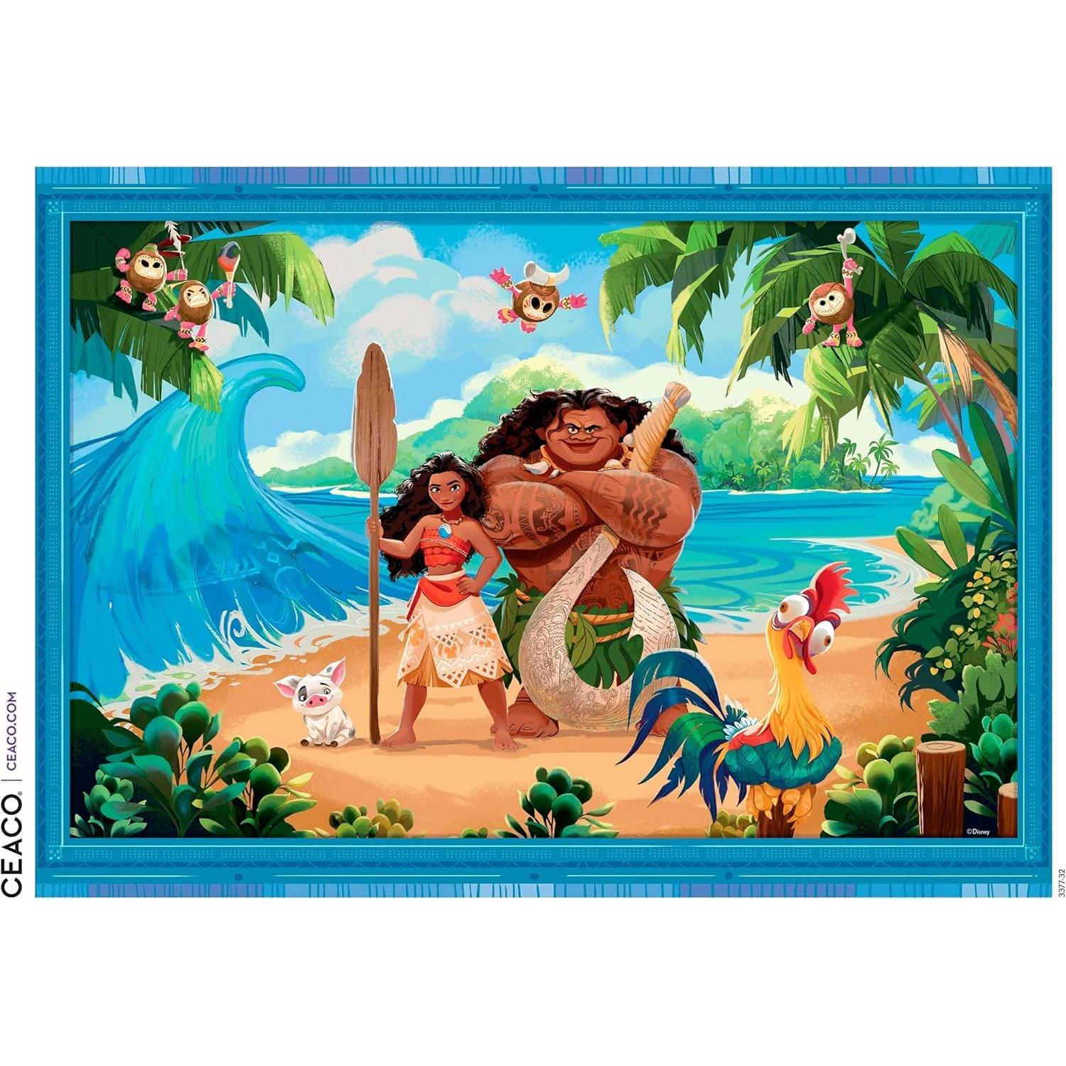 Rompecabezas 1000 Piezas Ceaco Disney Moana y Maui 67.3x48.3cm