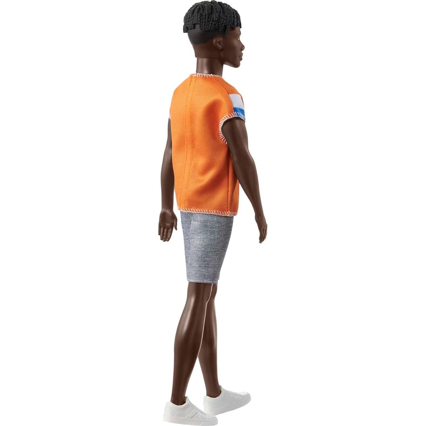 Muñeco Ken Fashionistas Mattel #203 Jersey Naranja y Shorts