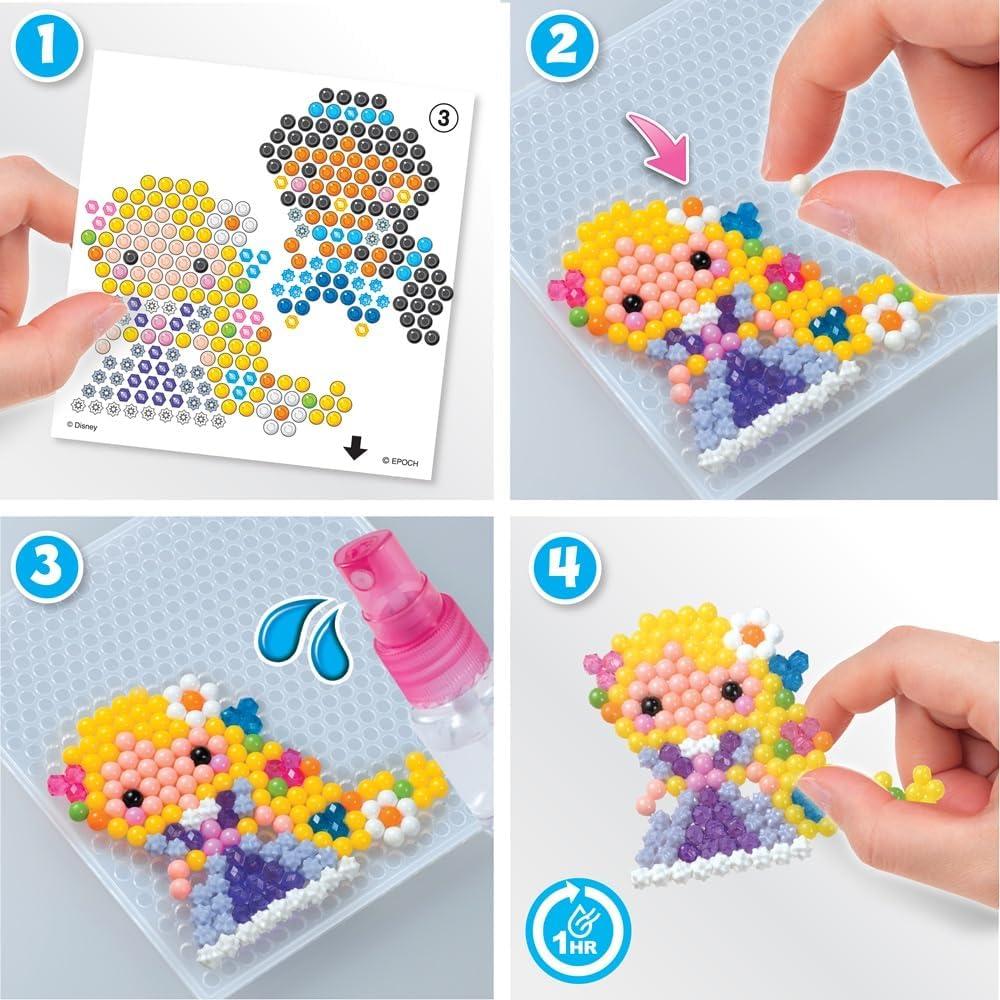 Aquabeads Kit Dazzle Princesas Disney - 600 Perlas Multicolor