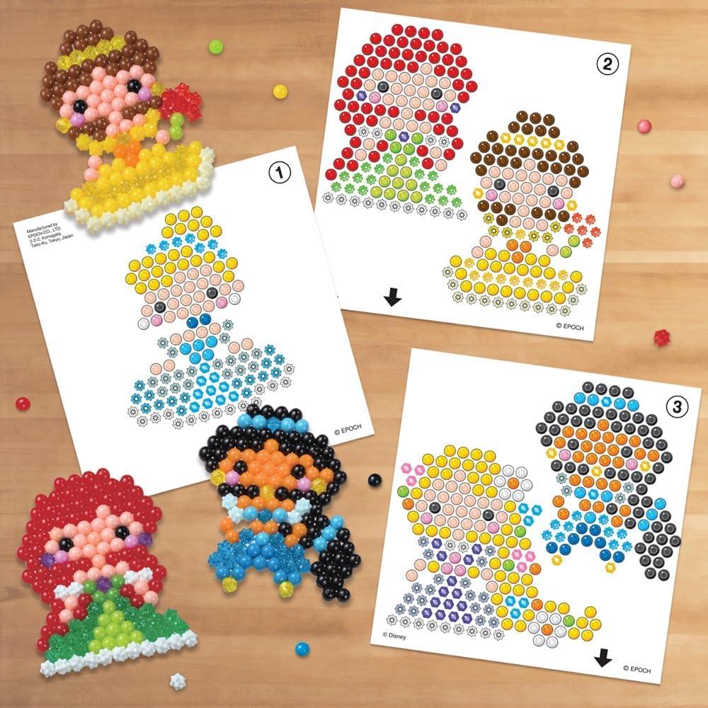 Aquabeads Kit Dazzle Princesas Disney - 600 Perlas Multicolor