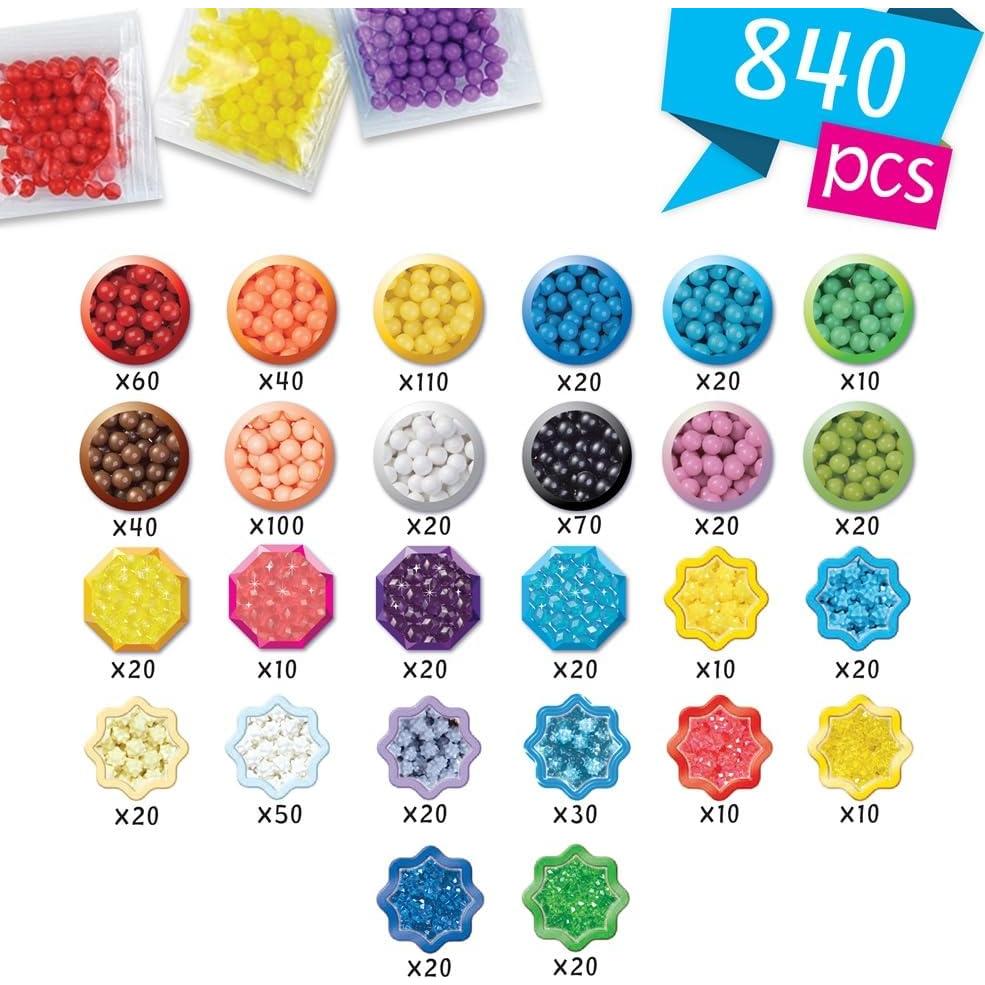 Aquabeads Kit Dazzle Princesas Disney - 600 Perlas Multicolor