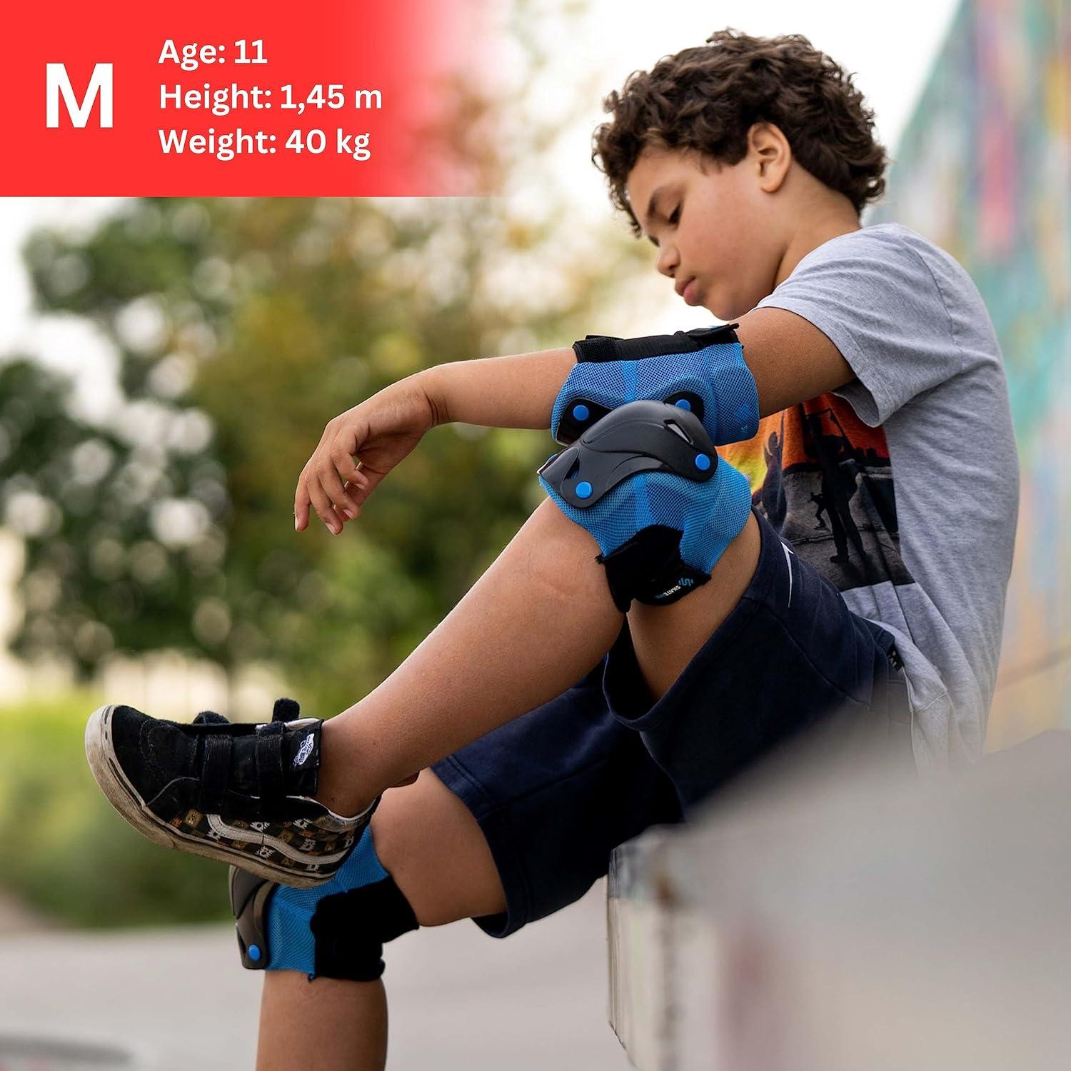 SKATEWIZ Almohadillas de Patinaje 6pc para Niños y Adultos