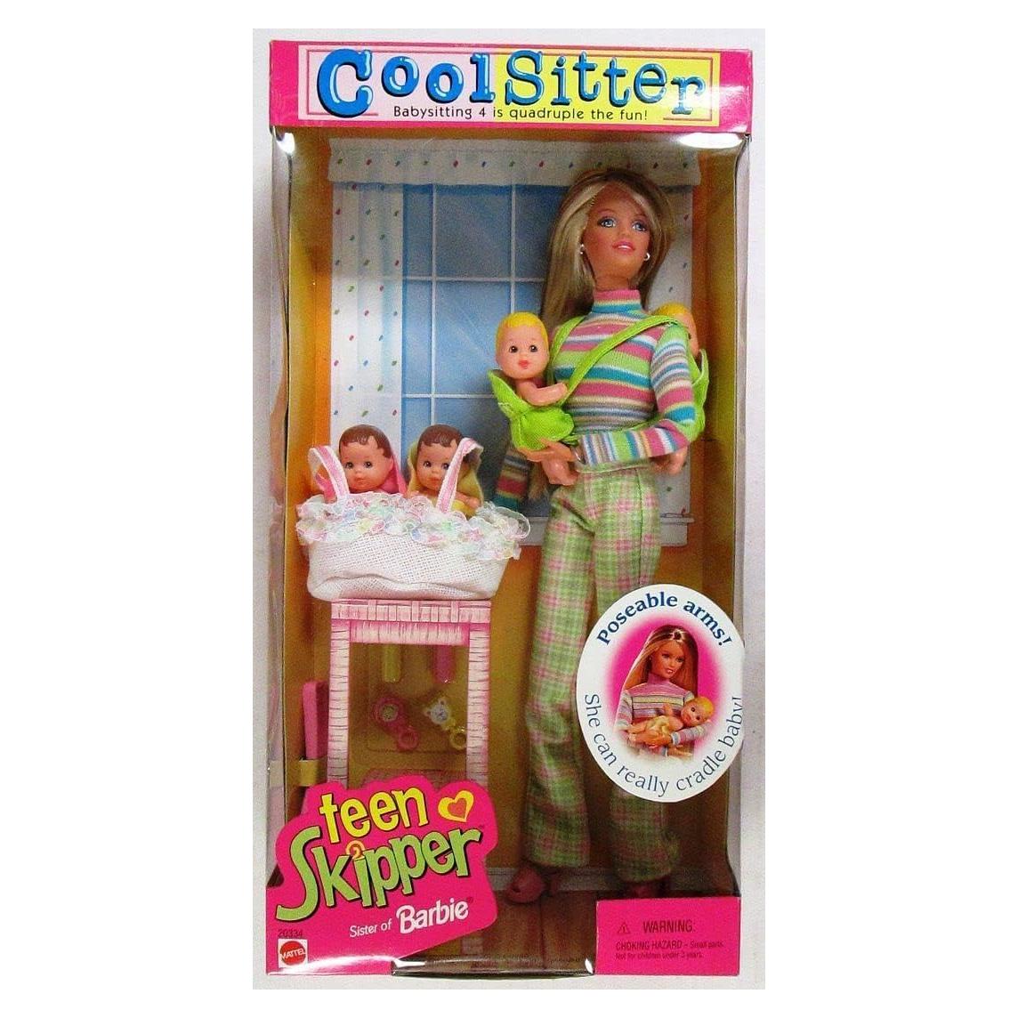 Muñeca Barbie Cuidadora Teen Skipper Mattel 1998 Coleccionable