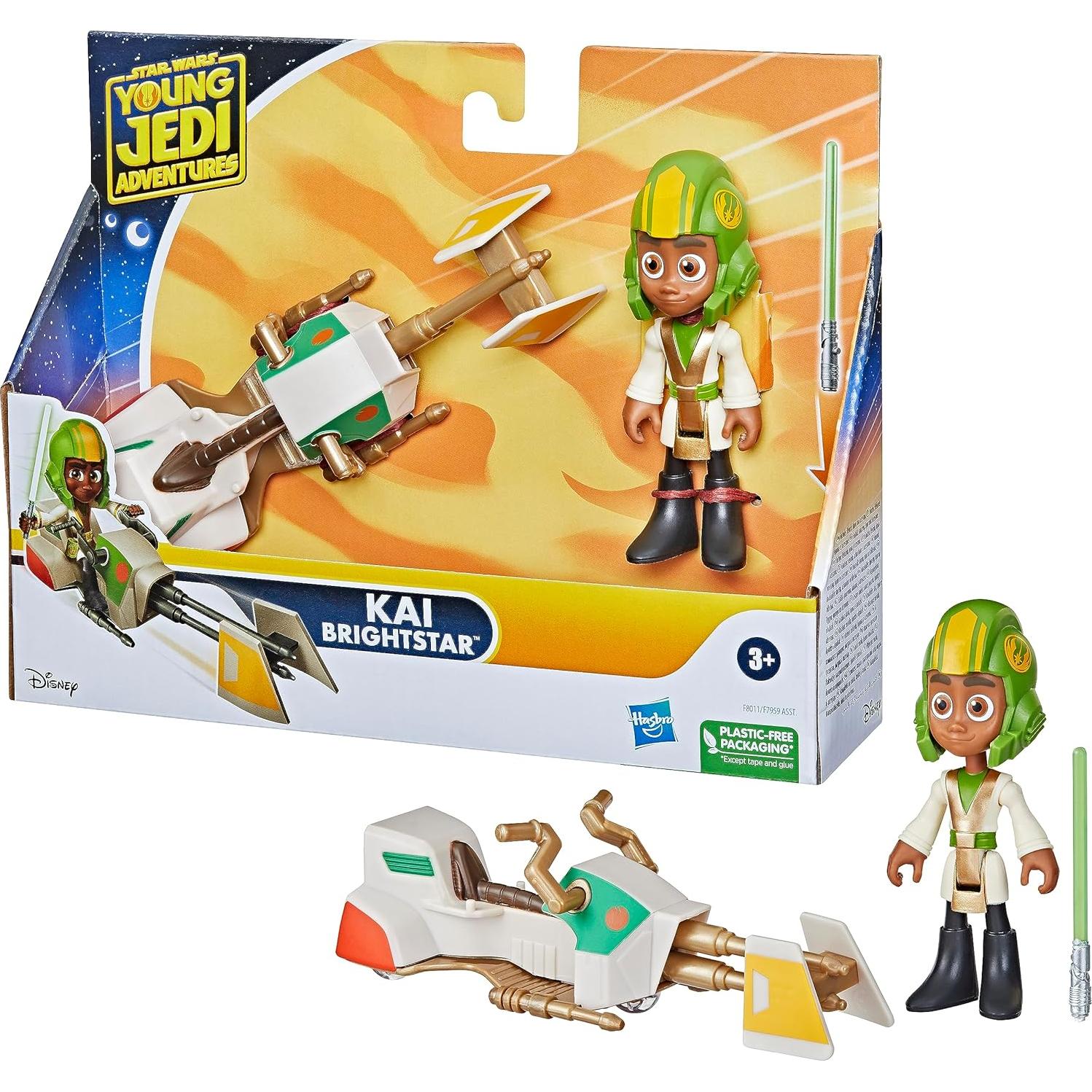 Figura Kai Brightstar y Moto Speeder Star Wars 10 cm