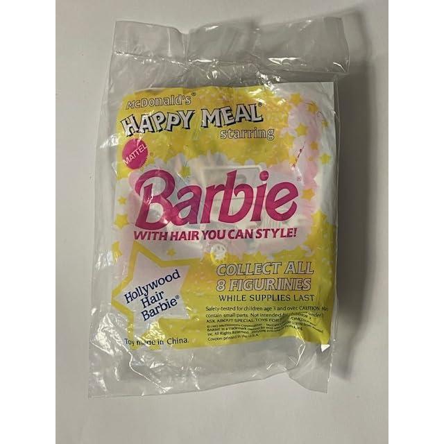 Juguete Happy Meal McDonald's 1992 Barbie Cabello Hollywood