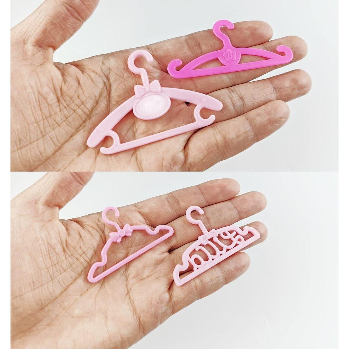 Perchas de Ropa para Muñecas GXXMEI 108 Piezas 29.21 cm