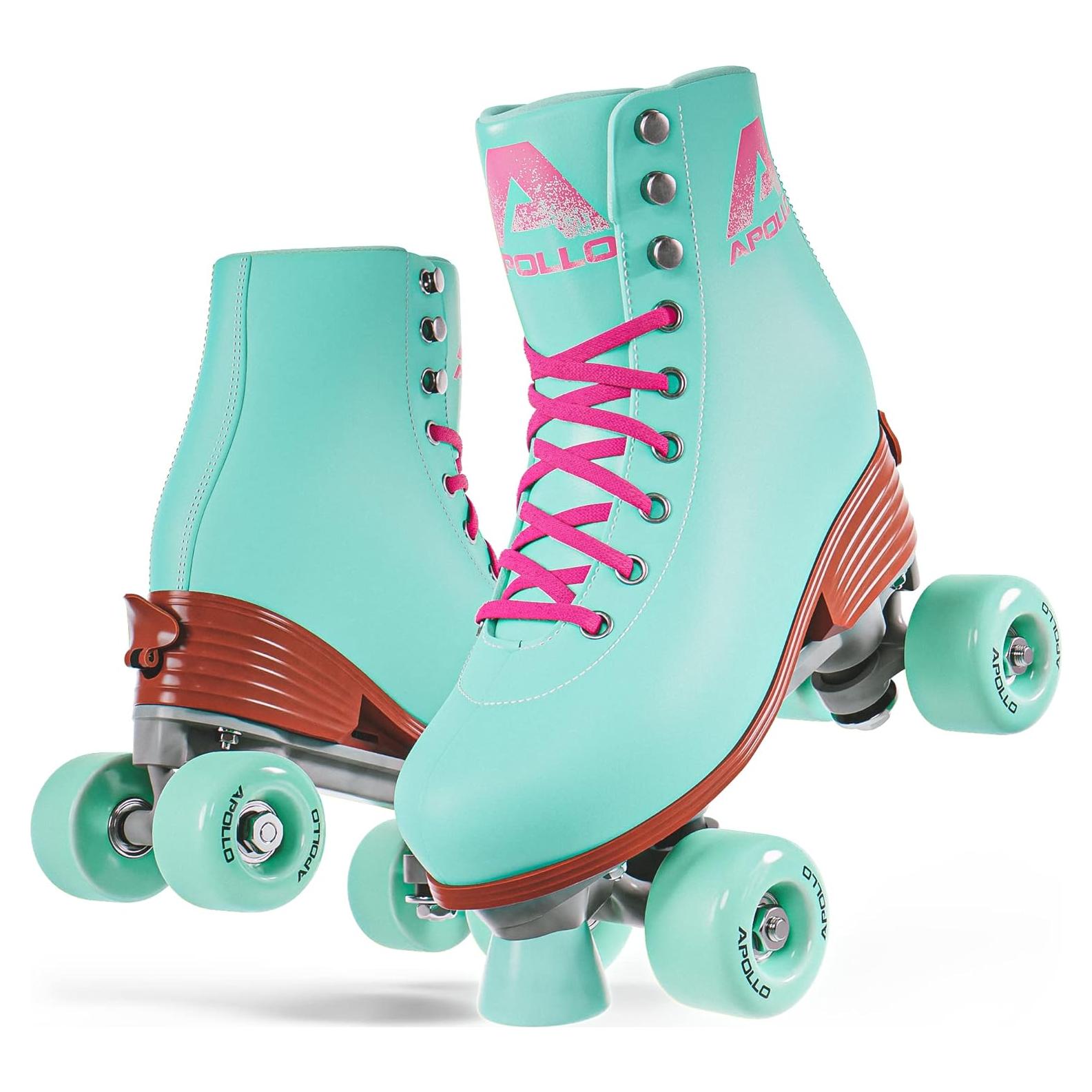 Patines Cuádruples Apollo Retro Ajustables para Mujeres
