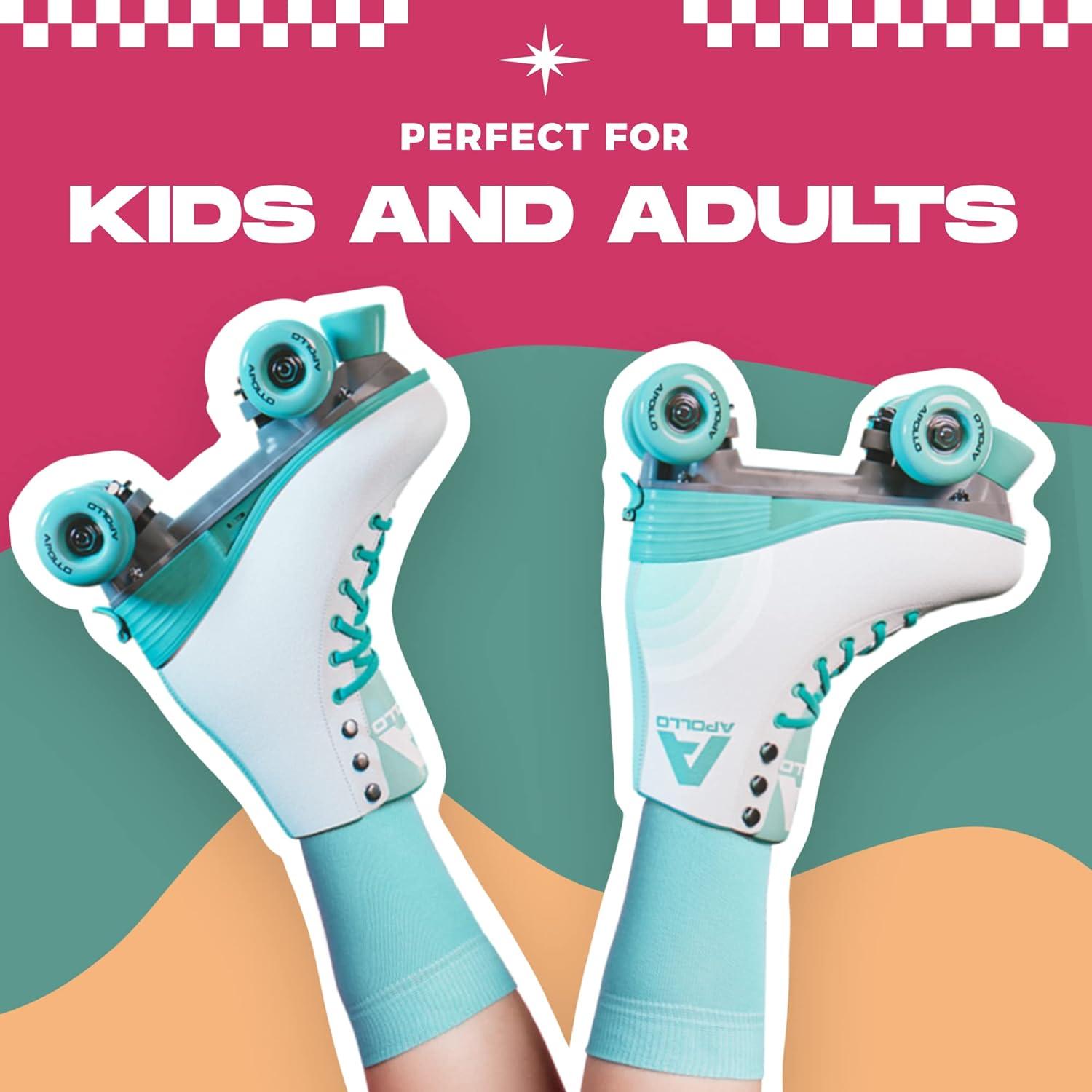 Patines Cuádruples Apollo Retro Ajustables para Mujeres