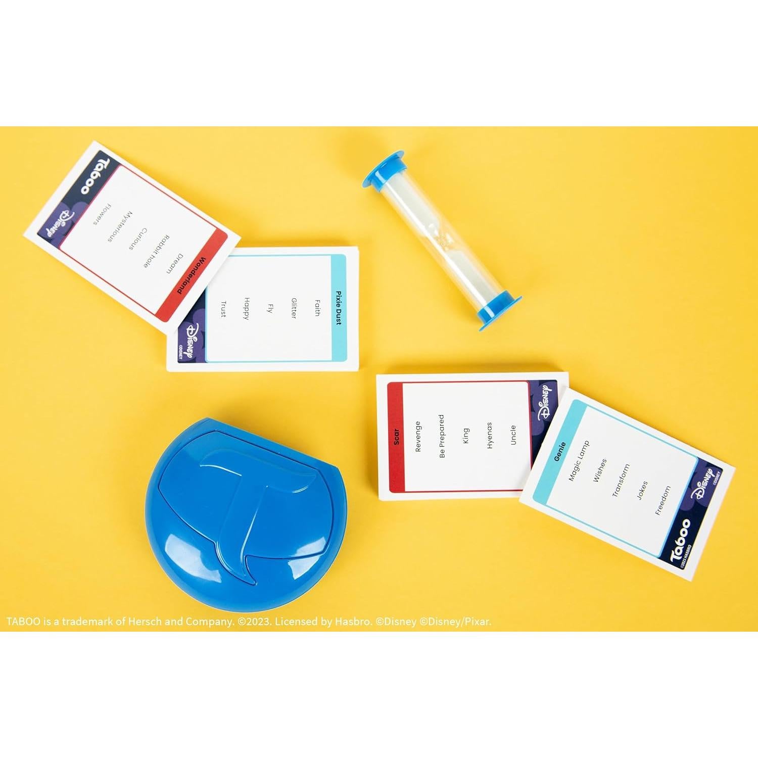 Juego de Mesa Tabú Disney - Adivinanza Familiar para 2+ Jugadores
