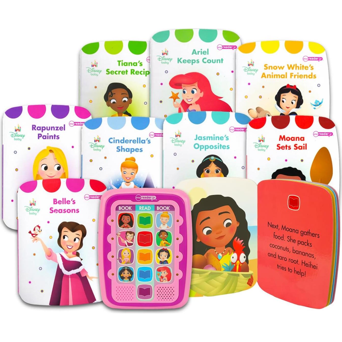 Lector Electrónico Disney Princess Me Reader + 8 Libros y Stickers