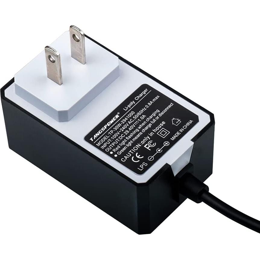 Cargador TANGSPOWER 29.4V 1A para batería de litio