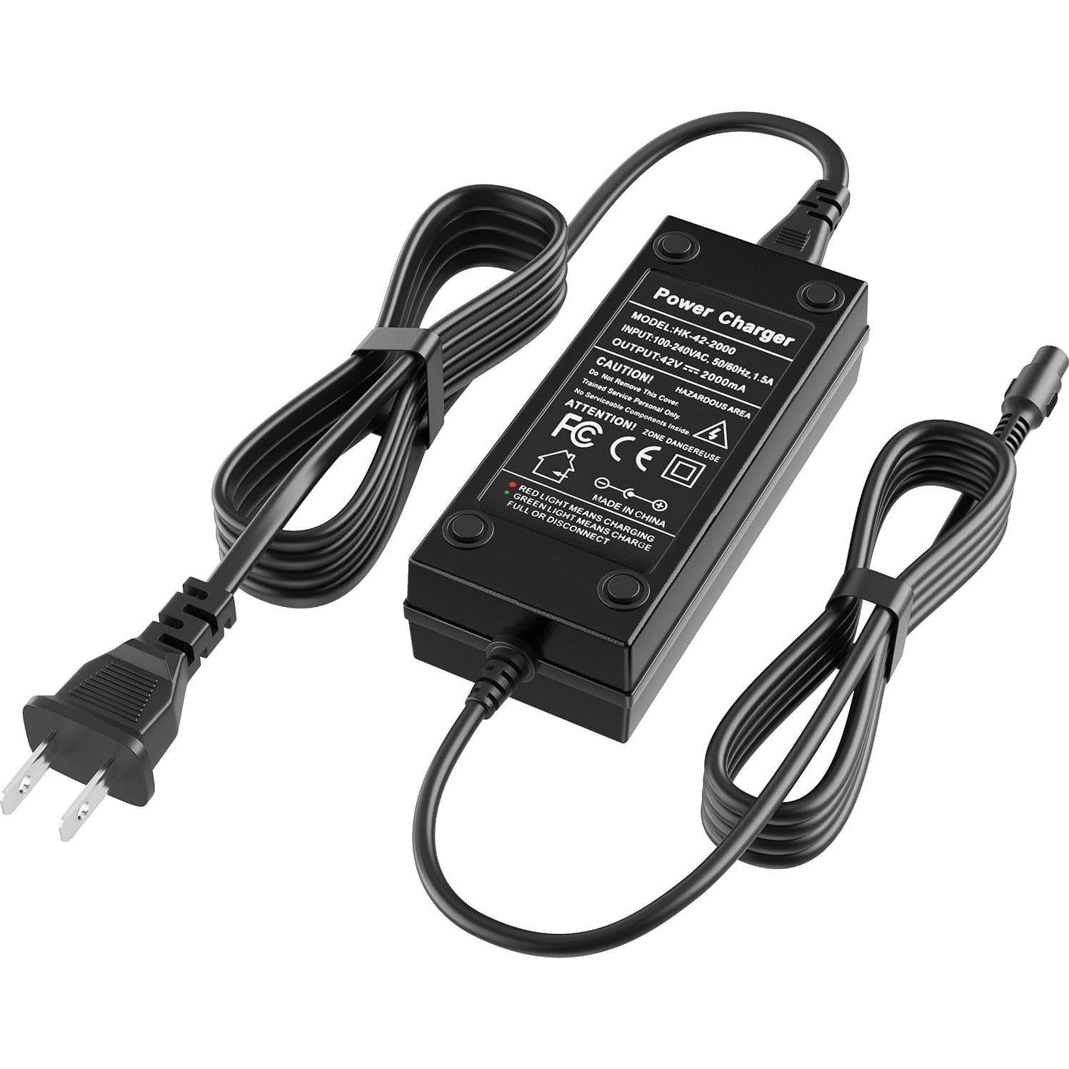Cargador 42V 2A PowerFast para batería de 36V