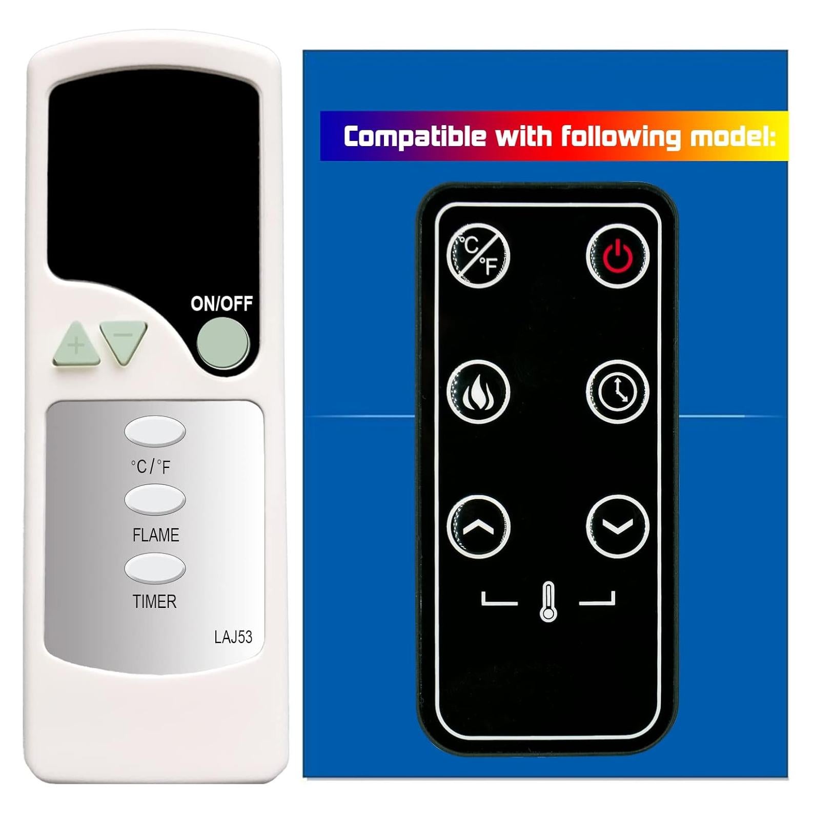 Control Remoto Reemplazo Calefactor Chimenea Eléctrica Covenant