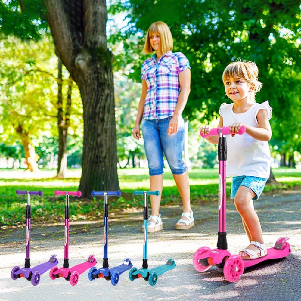 Scooter ChromeWheels Rosa 3 Ruedas Ajustable 59.87 kg