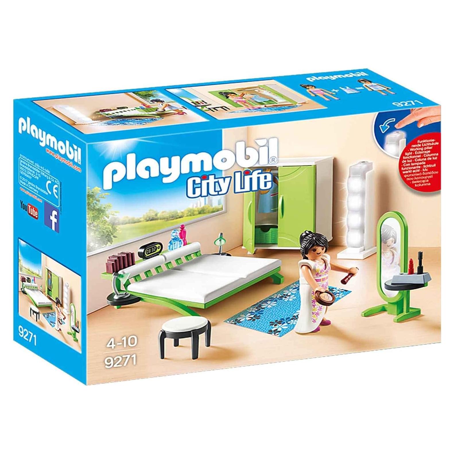 Juego de dormitorio Playmobil 9271 con accesorios y figura