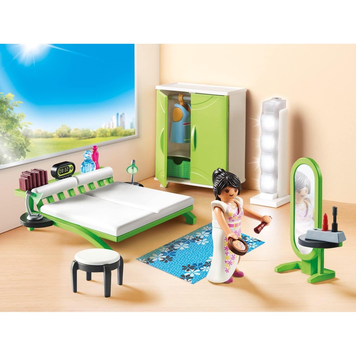 Juego de dormitorio Playmobil 9271 con accesorios y figura