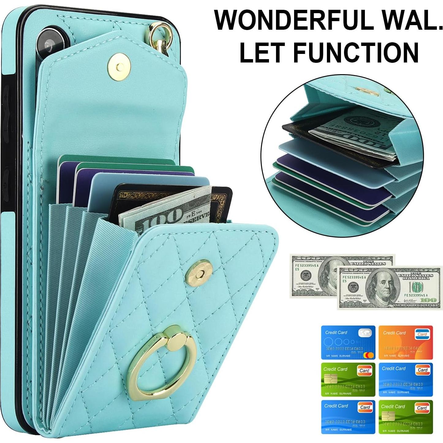 Funda Asuwish para Samsung Galaxy S24 Plus con billetera