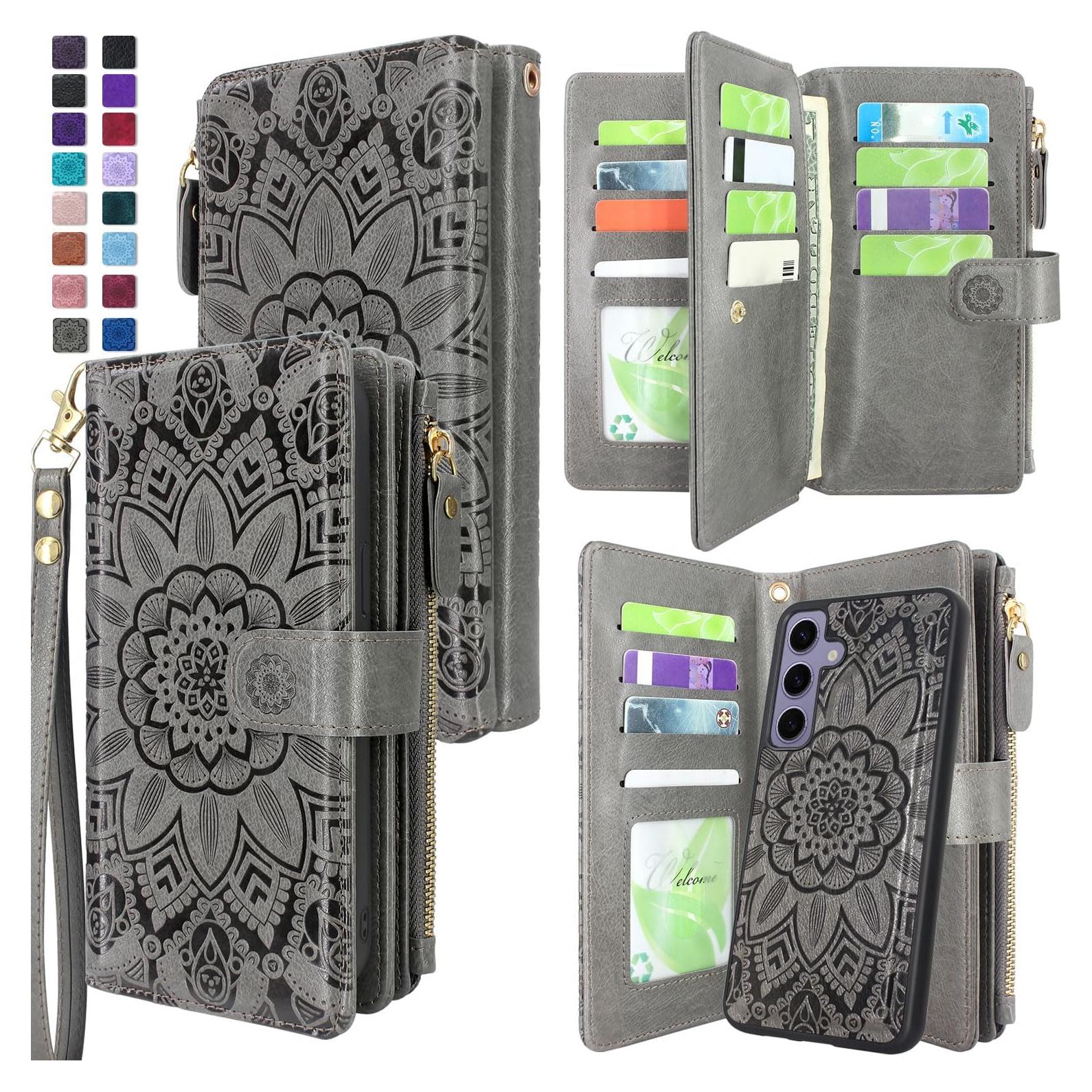 Cartera Harryshell de Cuero con Correa para Samsung Galaxy S24