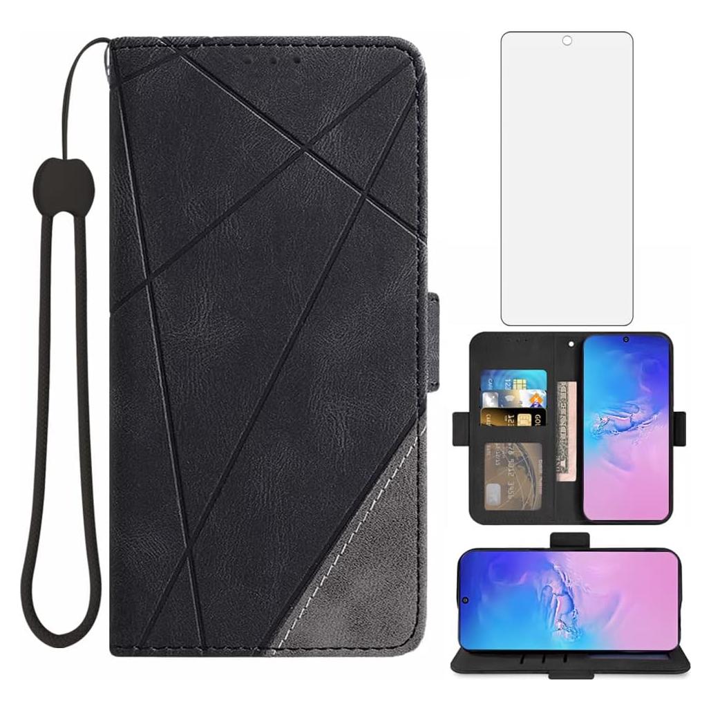 Funda de Cartera Asuwish para Samsung Galaxy S10 Lite Negro