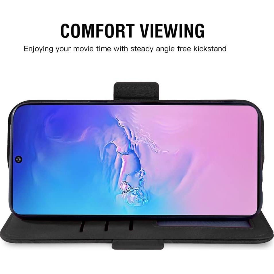 Funda de Cartera Asuwish para Samsung Galaxy S10 Lite Negro