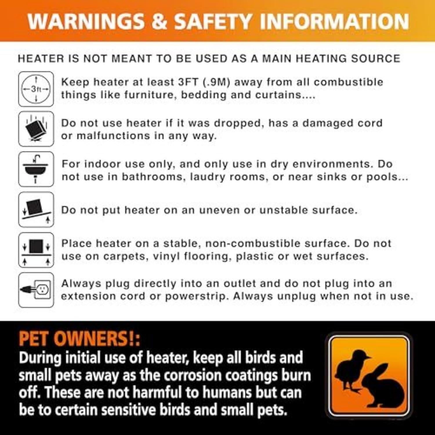 Calefactor Eléctrico Comfort Zone CZFP1 1200W con Llama 3D
