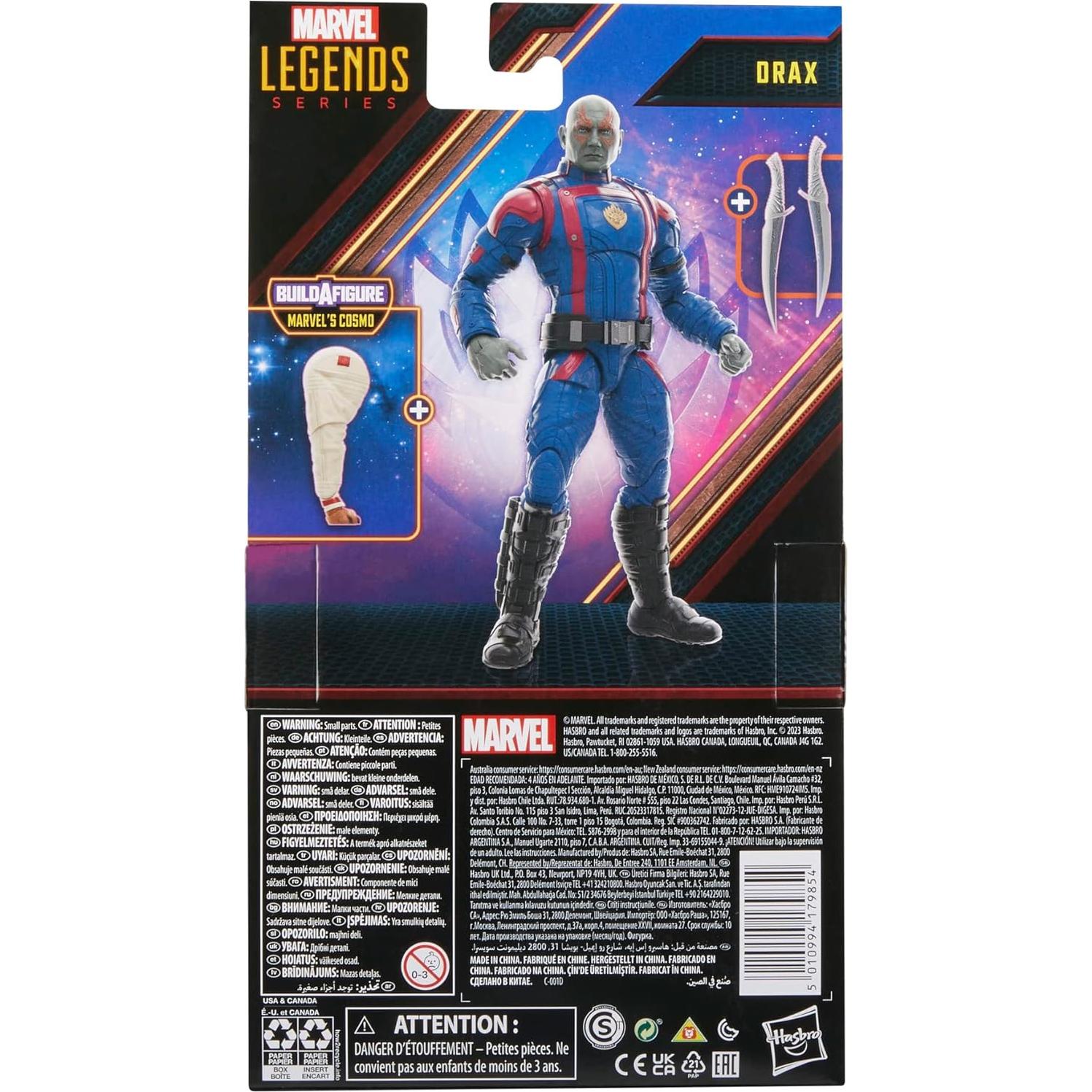 Figura de Acción Drax Marvel Legends 6" Guardianes de la Galaxia