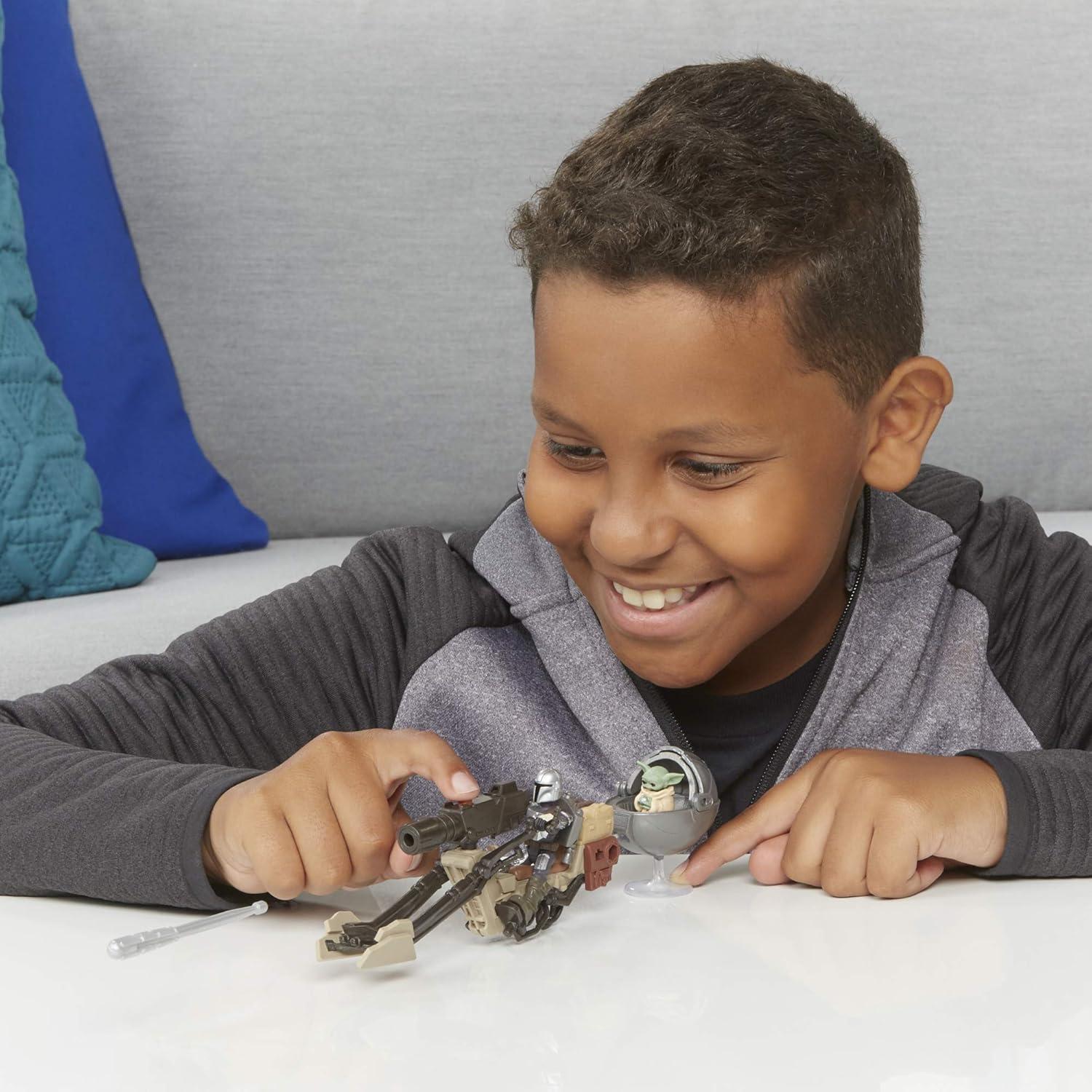 Figuras Star Wars Mandaloriano y Niño 5.1 cm Hasbro