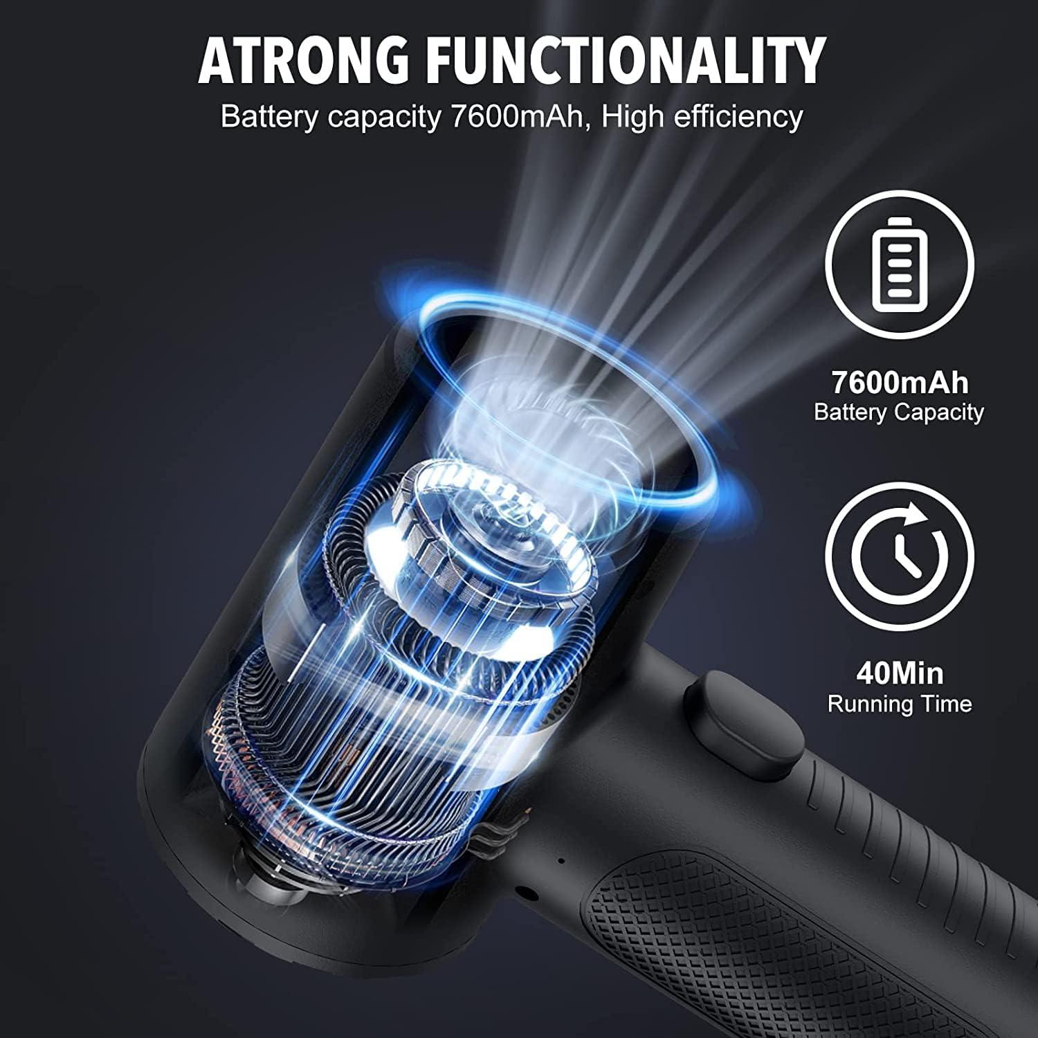 Soplador de Aire Eléctrico Yomile 120000RPM 3 Velocidades