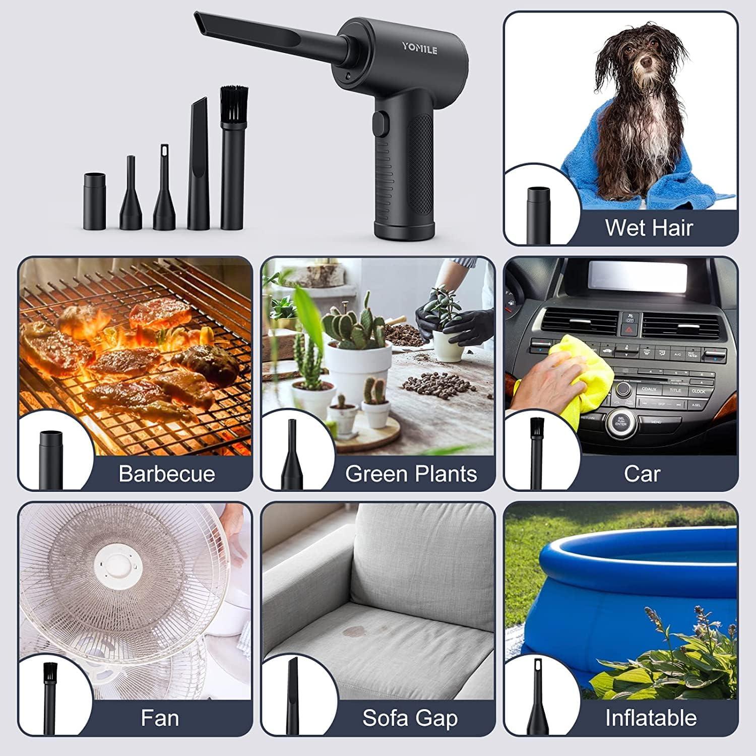 Soplador de Aire Eléctrico Yomile 120000RPM 3 Velocidades