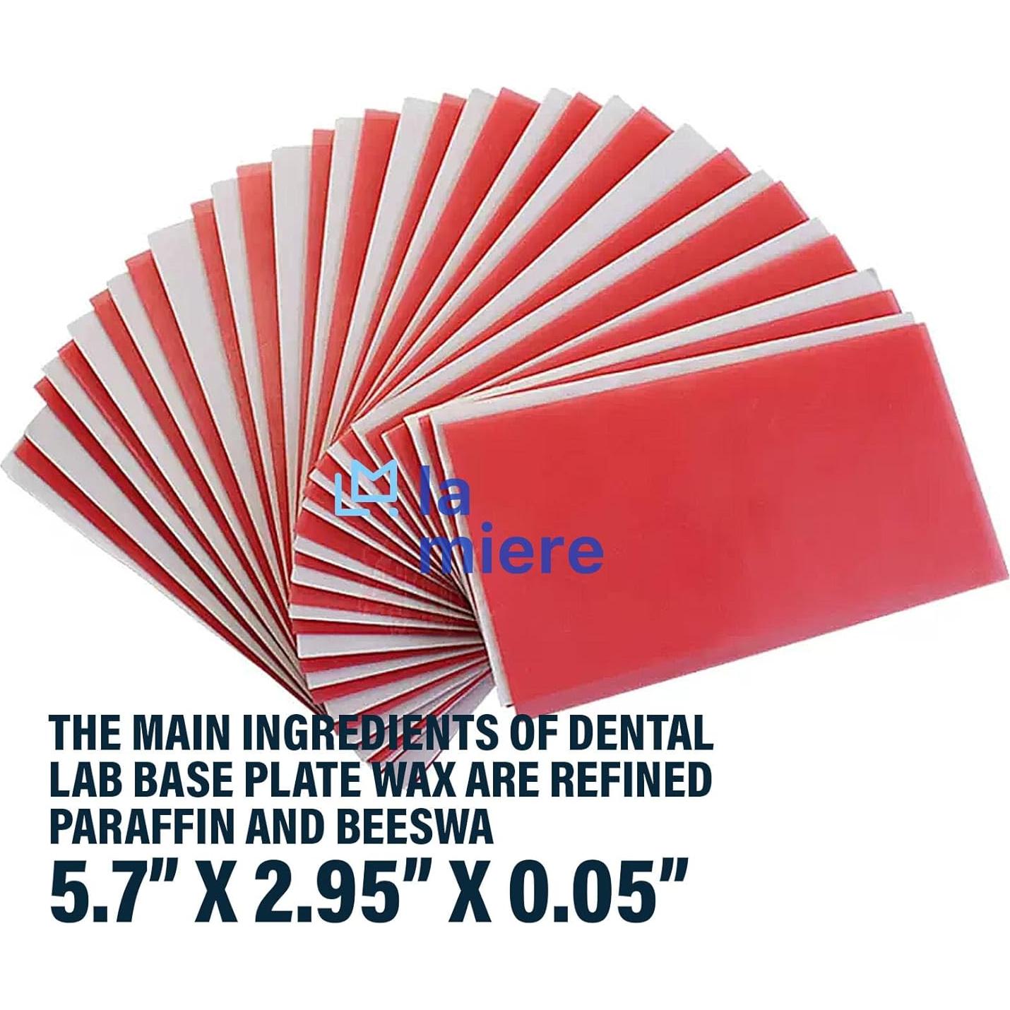 Cera de Base Dental LA MIERE 20PCS 270g Flexible y Resistente