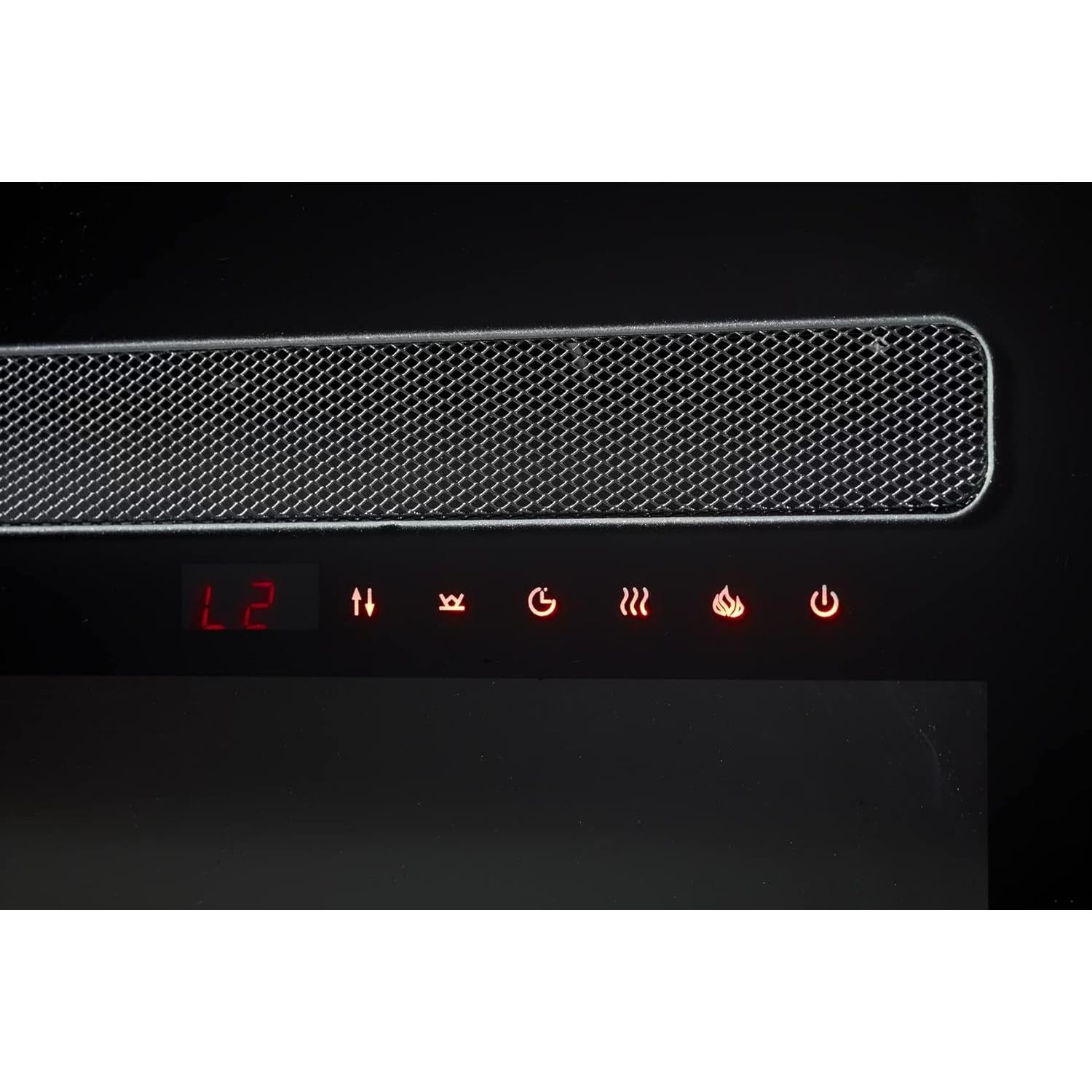 Chimenea Eléctrica Dimplex Sierra 121 cm 1400W Negra