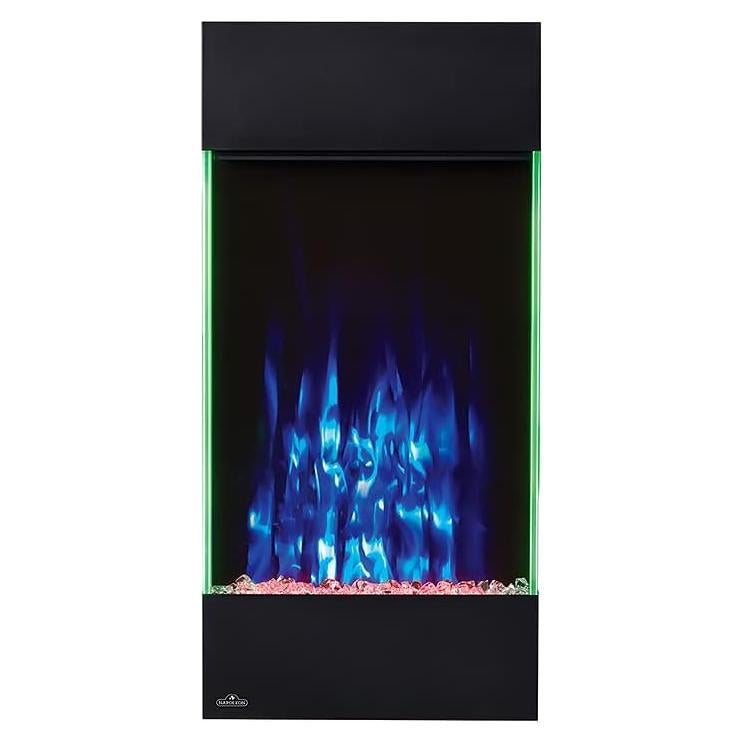 Napoleon Allure 32 inch Vertical Wall Mount Electric Fireplace - Black, NEFVC32H