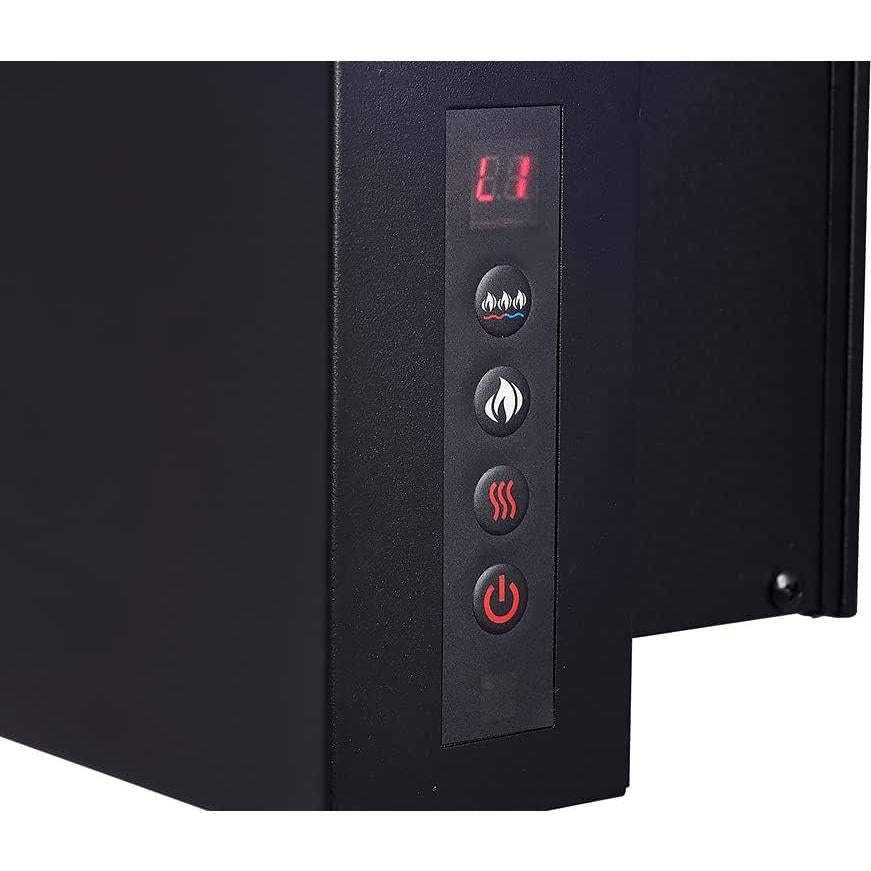 Napoleon Allure 32 inch Vertical Wall Mount Electric Fireplace - Black, NEFVC32H