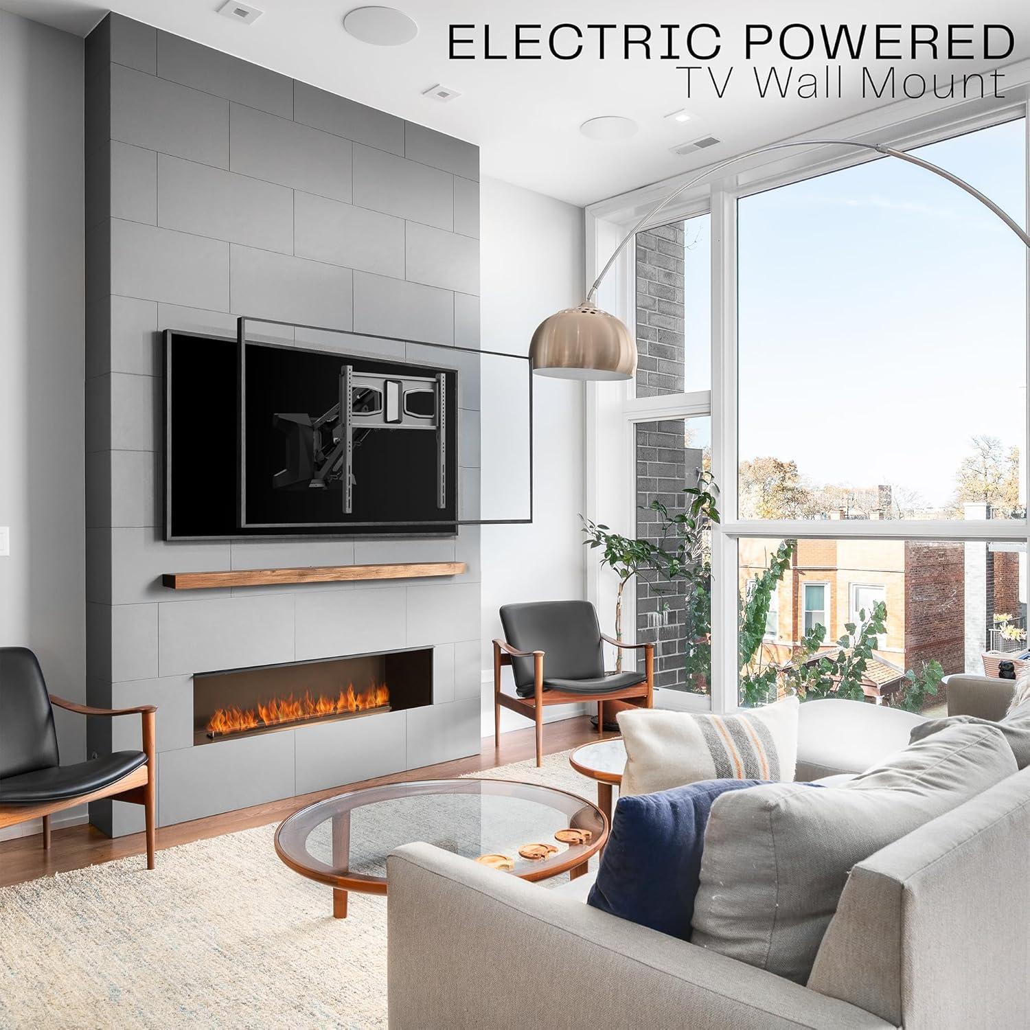 Soporte TV Motorizado VIVO 37-70" Ajustable Negro