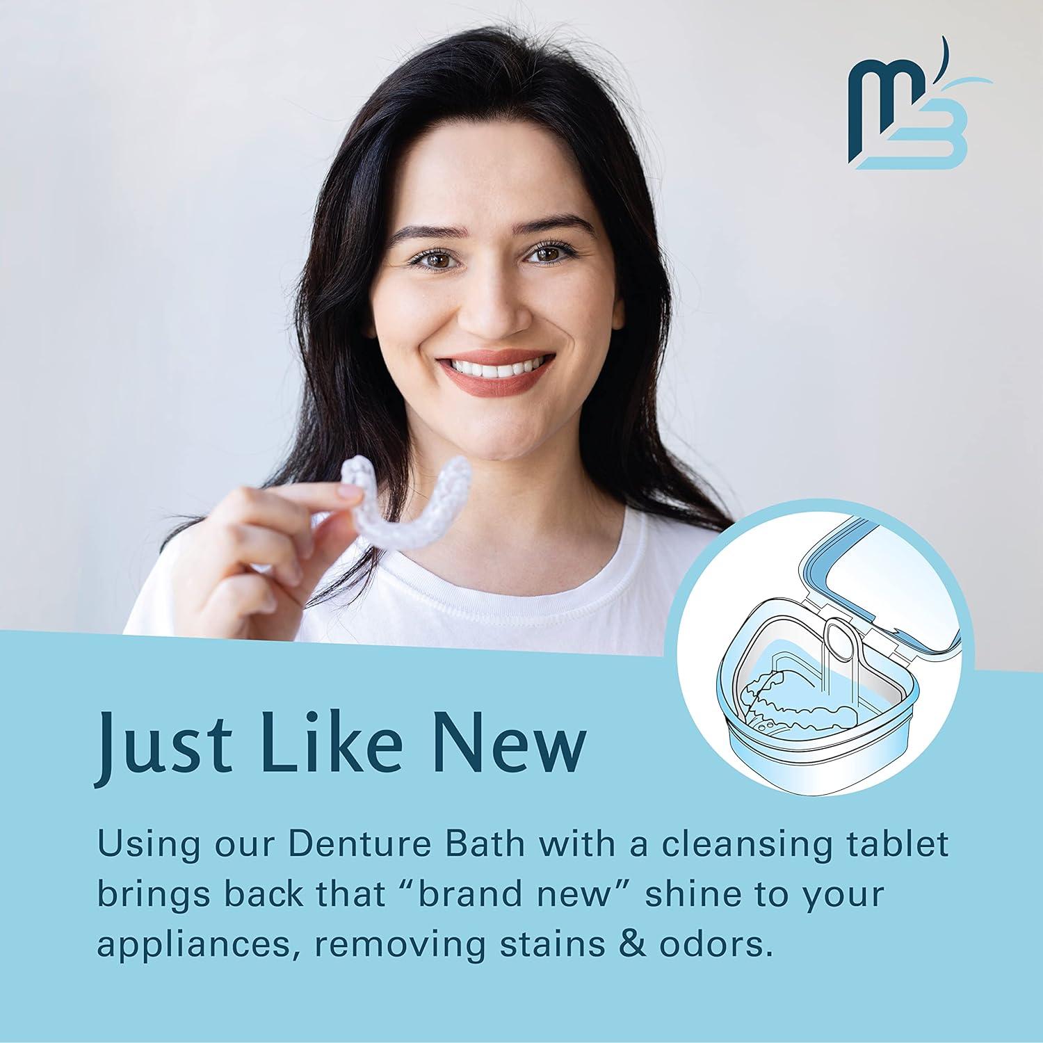 Estuche Limpiador de Dentaduras M3 Naturals 1 Cuenta