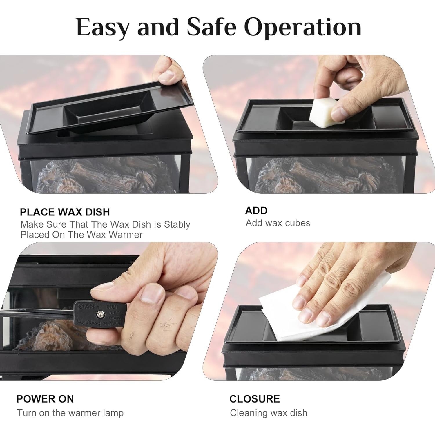 Calentador de Cera YSong YMX-052 Chimenea Eléctrica 17x9.9cm