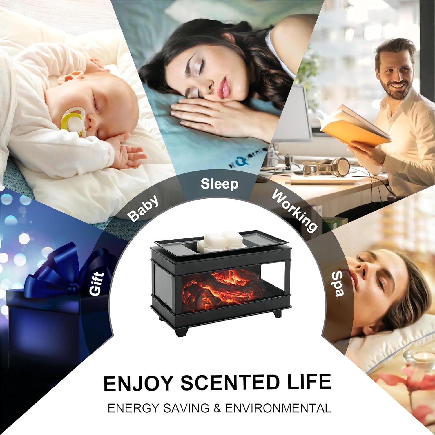 Calentador de Cera YSong YMX-052 Chimenea Eléctrica 17x9.9cm