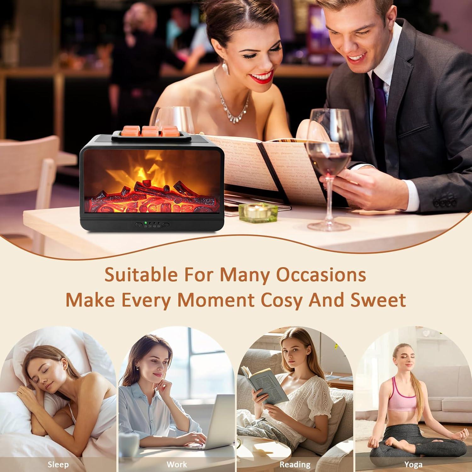 Calentador de Cera Eléctrico Maromamix MX-2433UK 4 Temporizadores