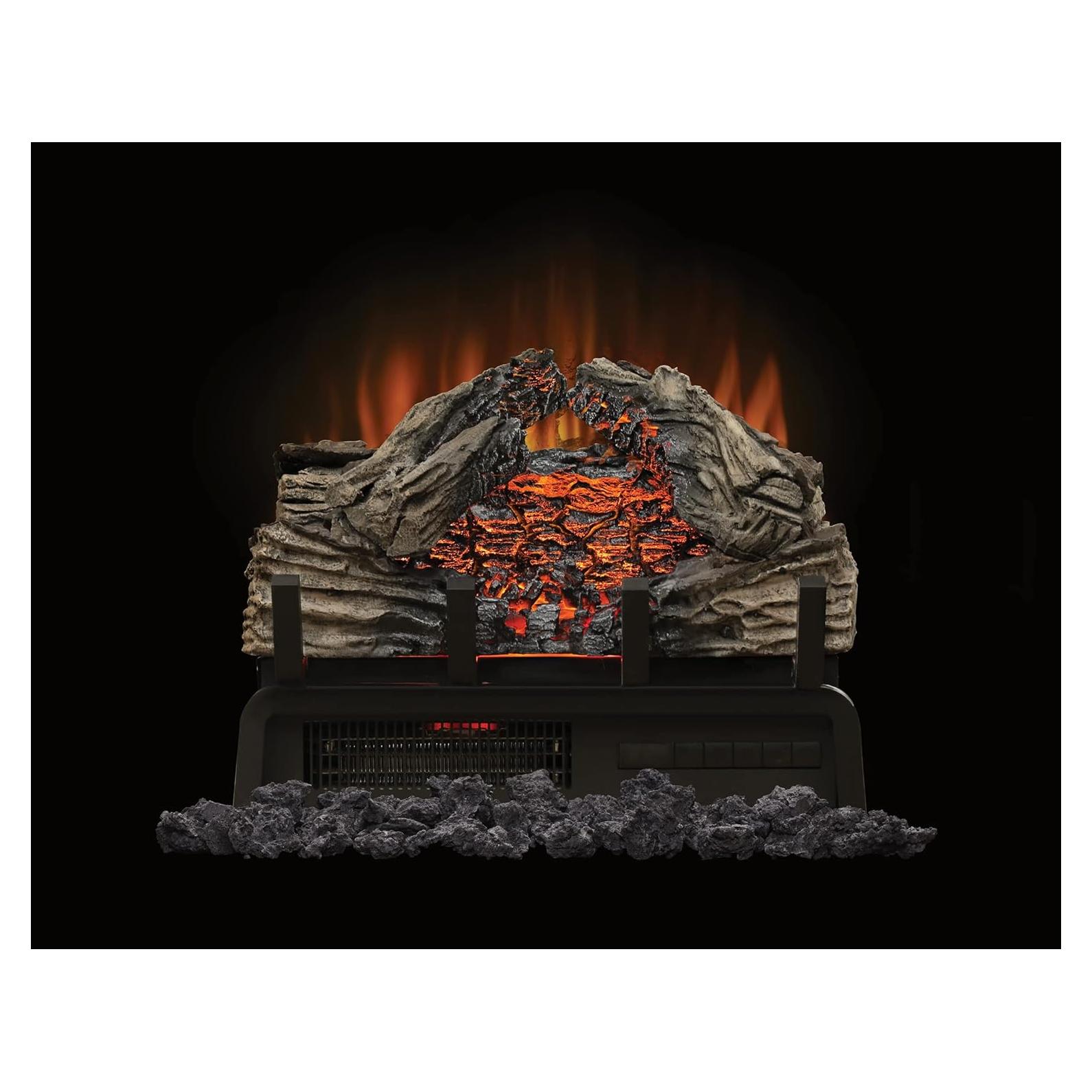 Conjunto de troncos eléctricos Napoleon Woodland 45.72 cm - Negro