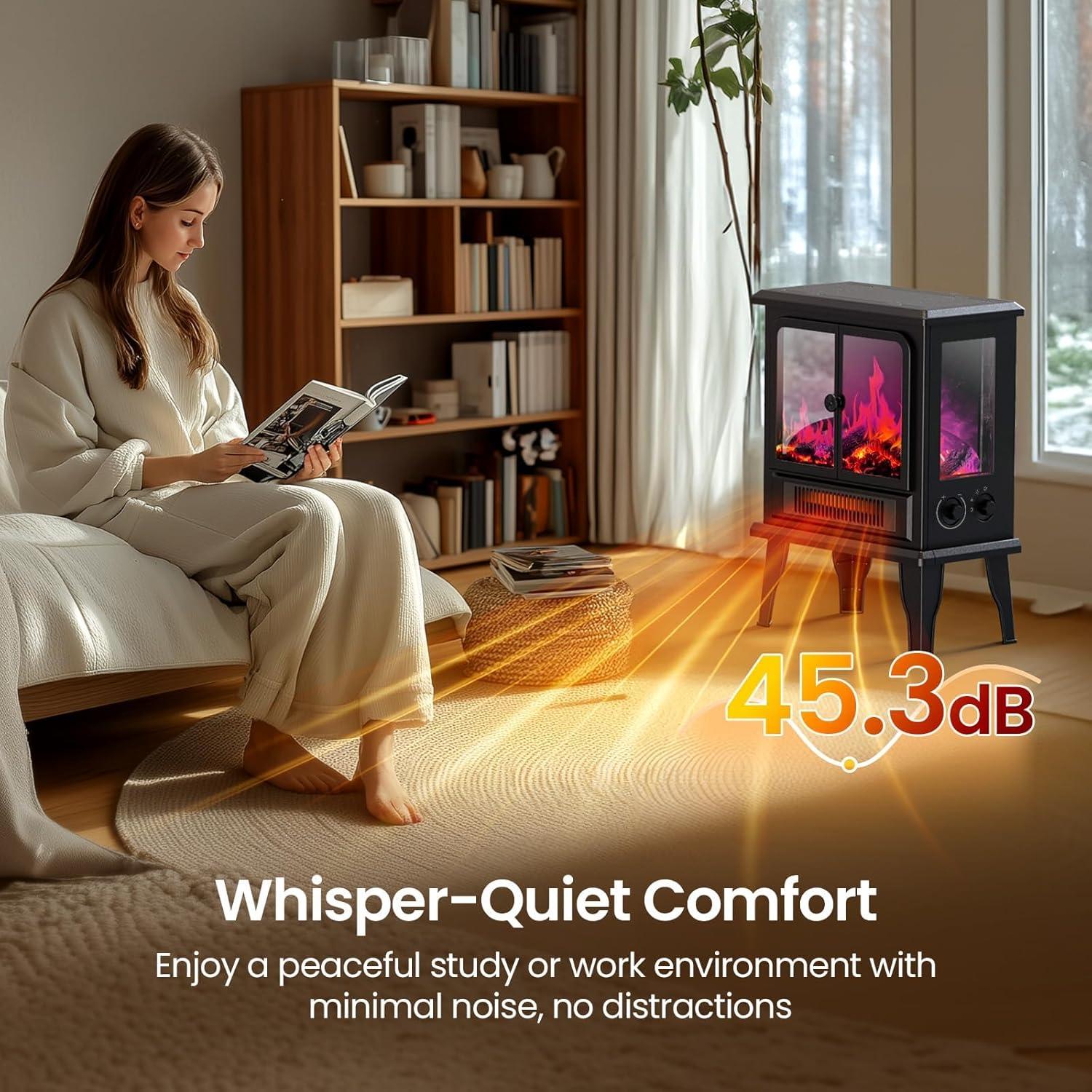 Calentador de Chimenea Eléctrica Air Choice FP201S-T3-A2 750W/1500W