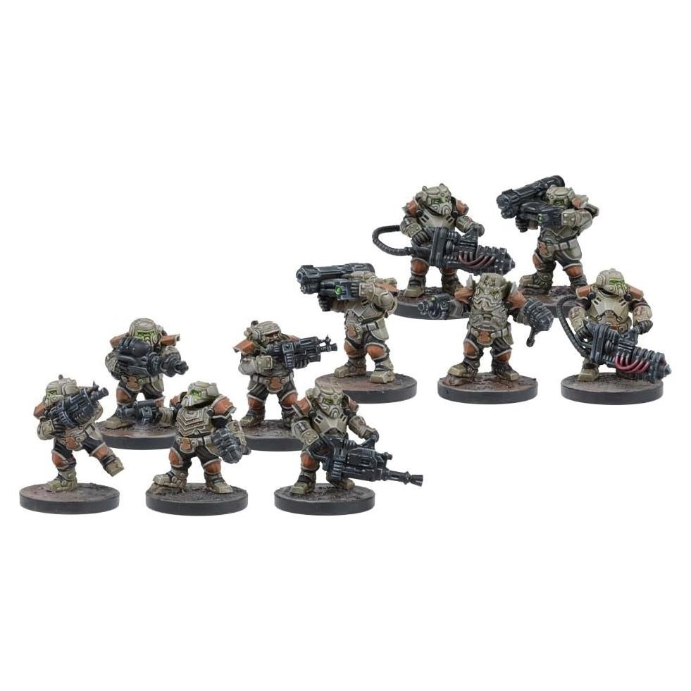 Guerreros de Acero Mantic Games - Miniaturas 10 Piezas