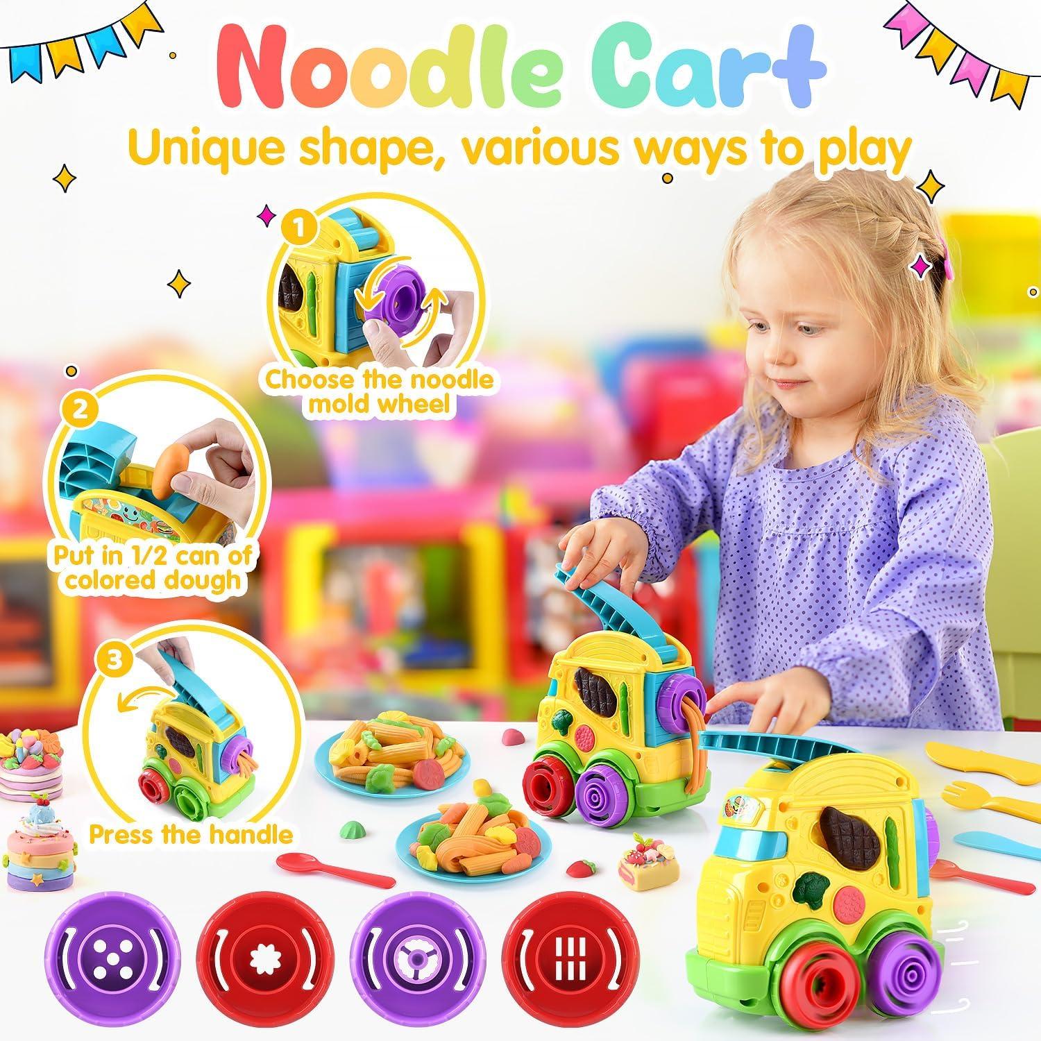 Set de Cocina para Niños PLAY 8455 con Masa Multicolor