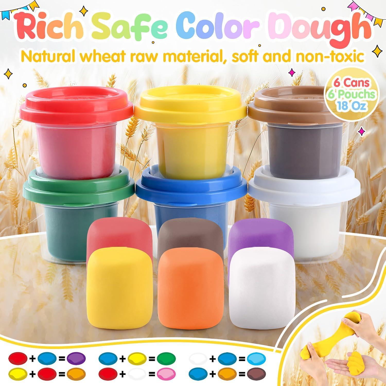 Set de Cocina para Niños PLAY 8455 con Masa Multicolor